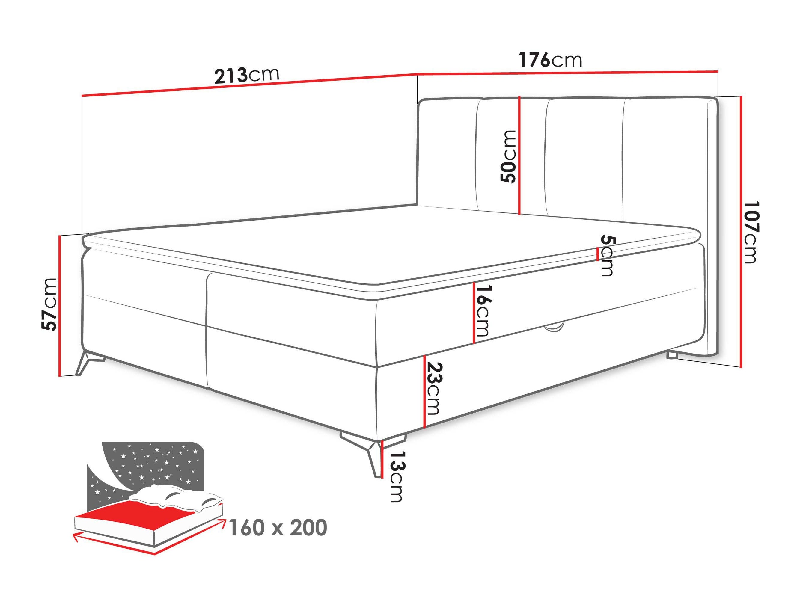 Continental bed Viter (Vibe 26)