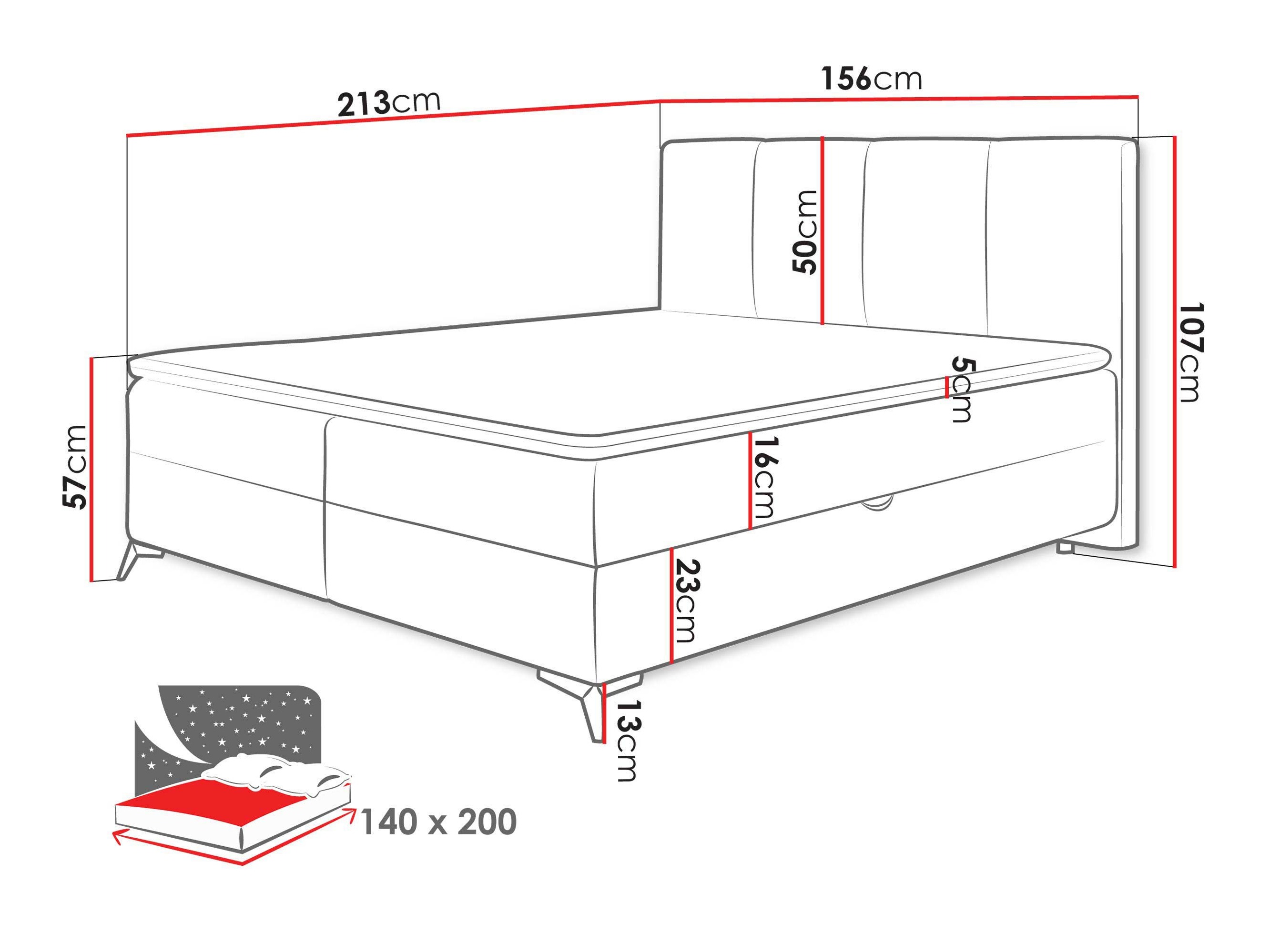 Continental bed Viter (Vibe 26)