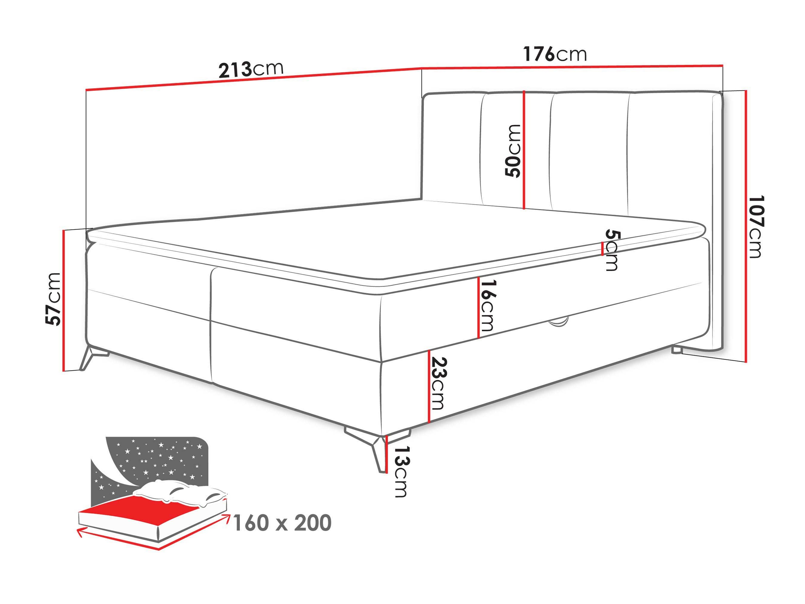 Continental bed Viter (Vibe 95)