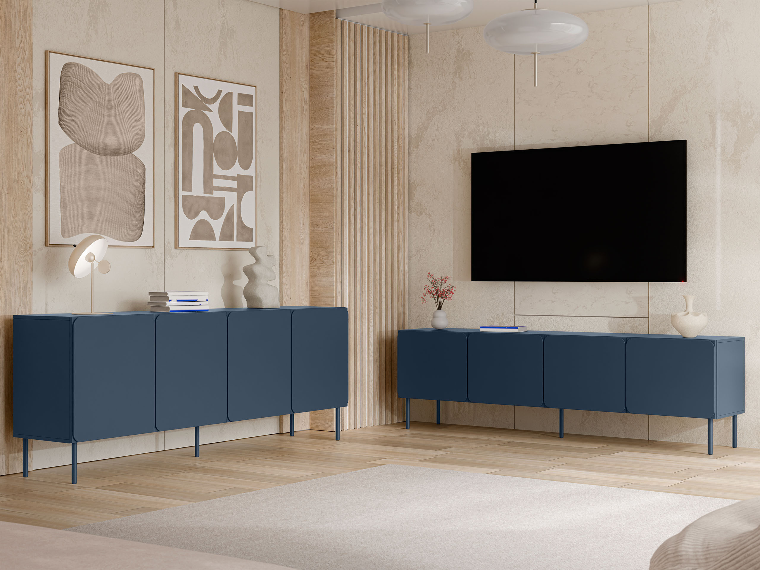 TV stand Fentore 101 (Indigo)
