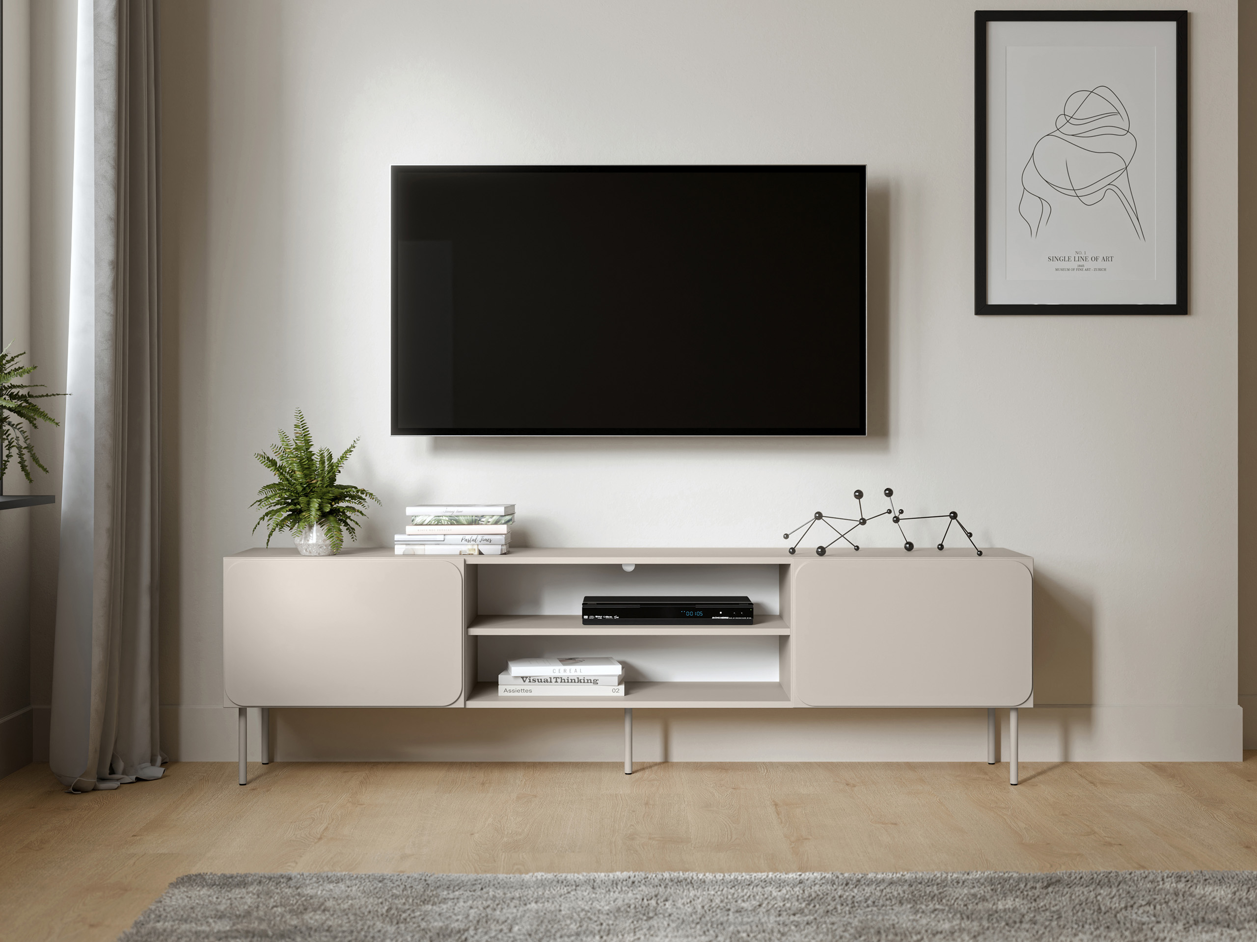 TV stand Fentore 102 (Cashmere)