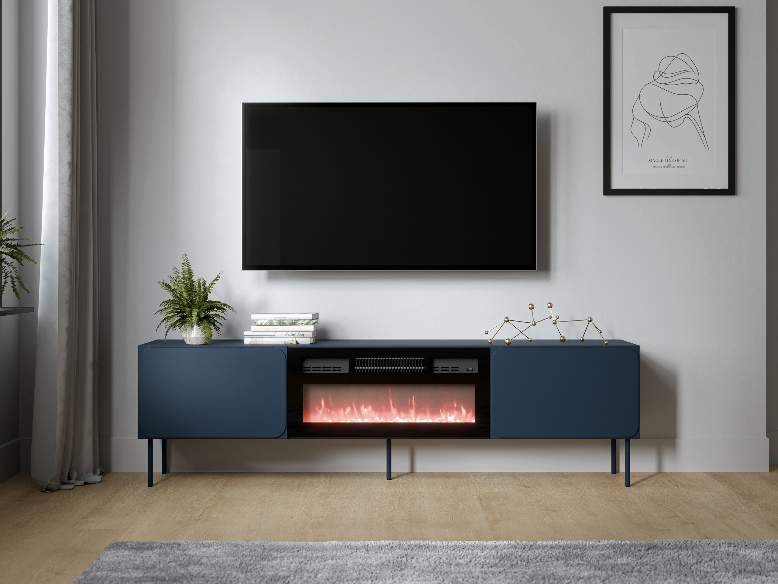 TV stand Fentore 104 (Indigo)