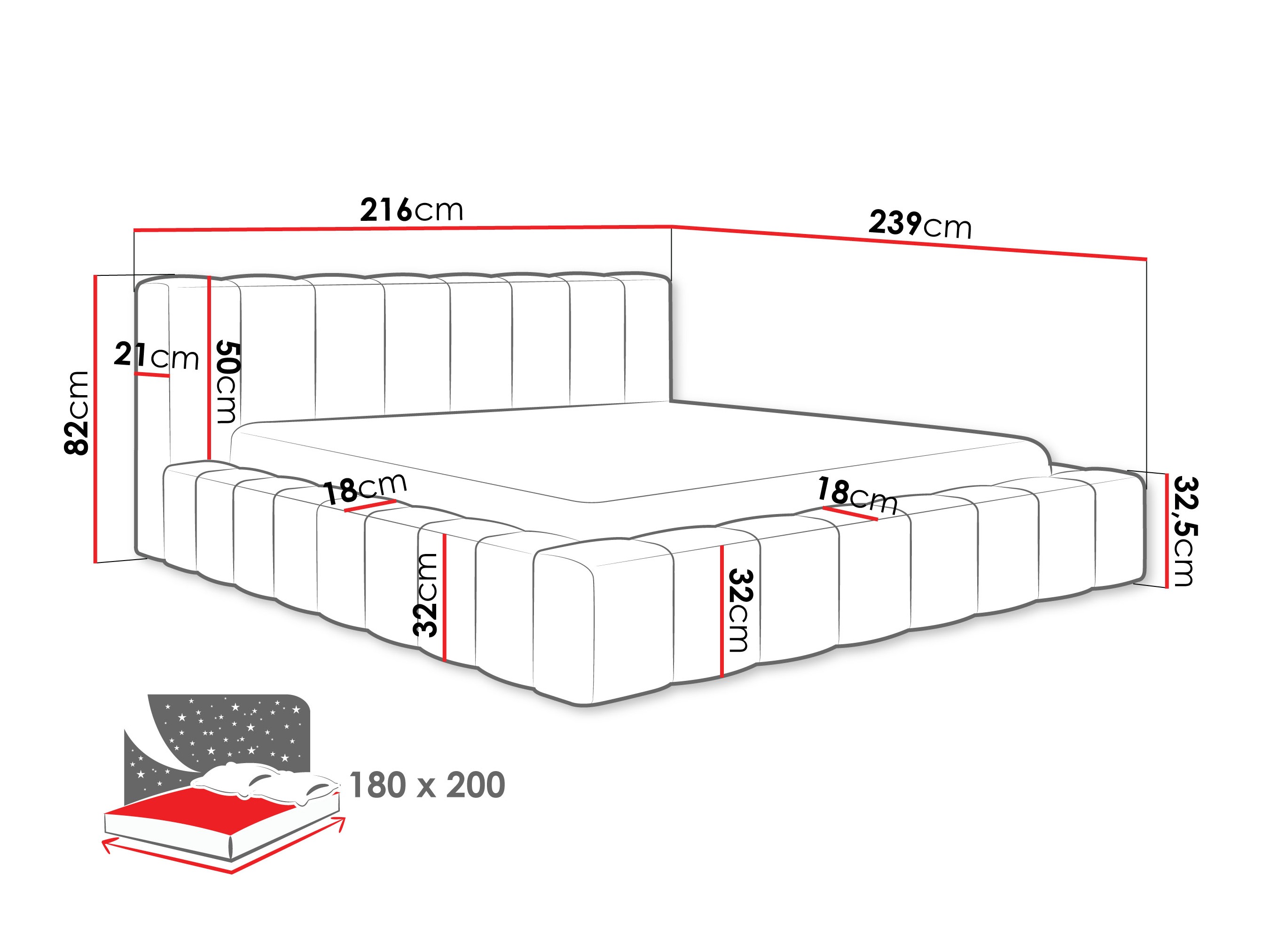 Bed Hesperia 125 (Kronos 35)