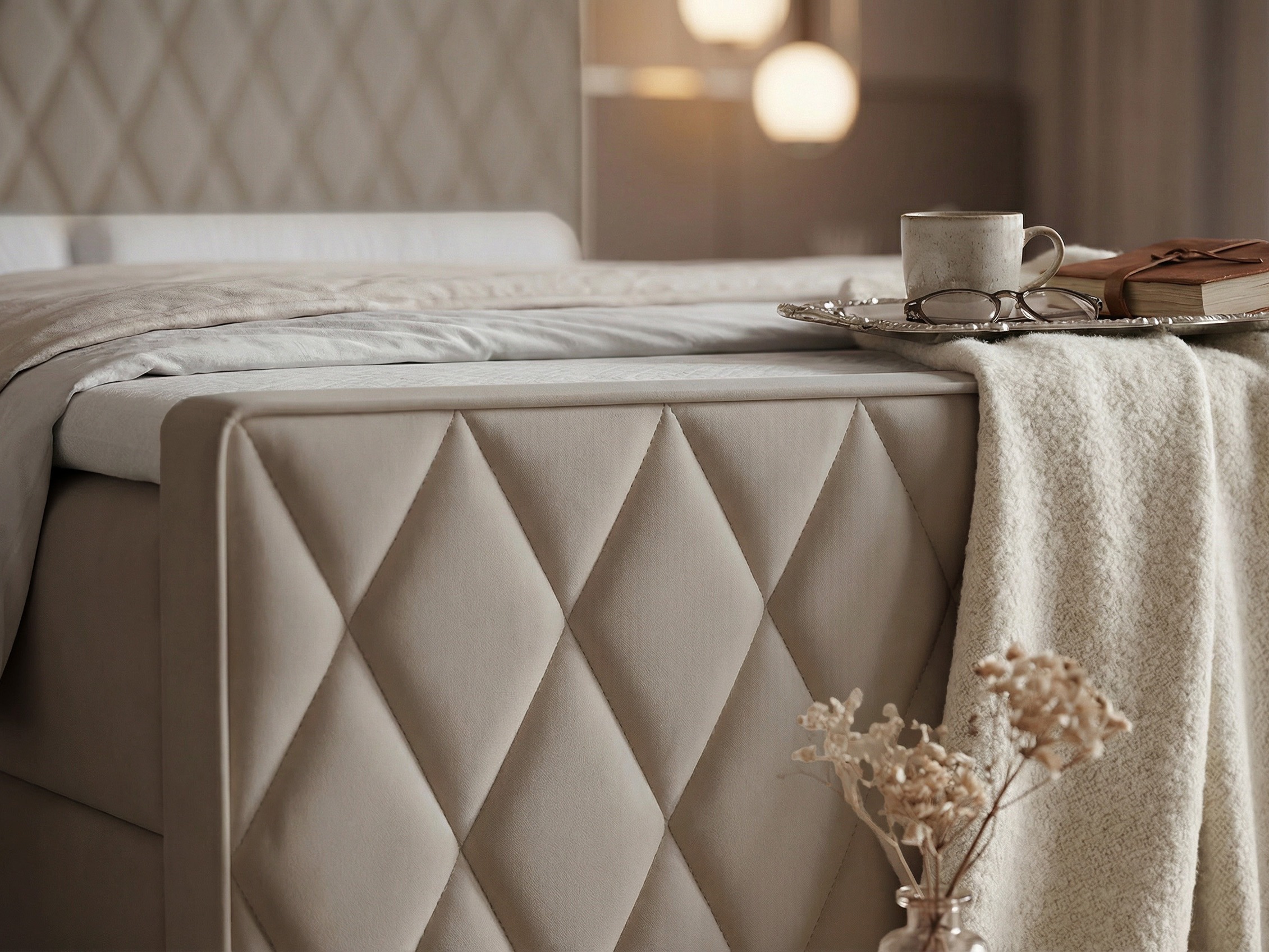 Continental bed Martinez 129 (Magic Velvet 2210)