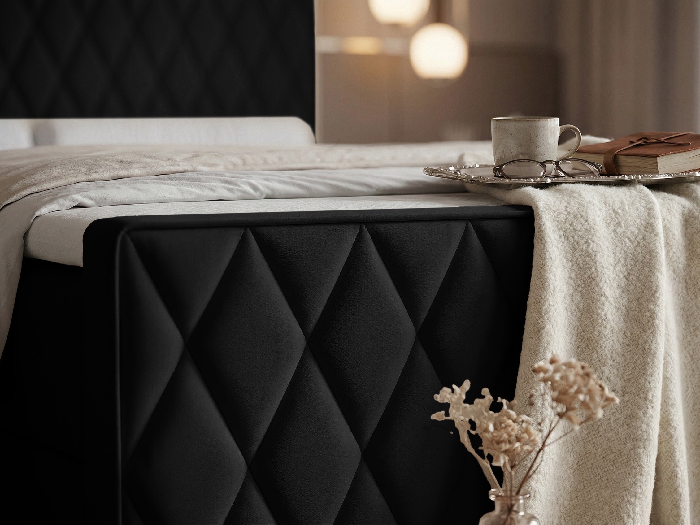 Continental bed Martinez 129 (Magic Velvet 2219)