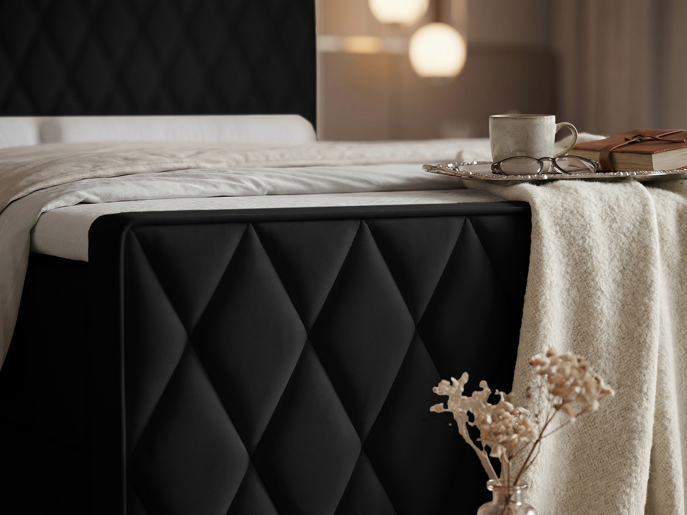 Continental bed Martinez 129 (Magic Velvet 2219)