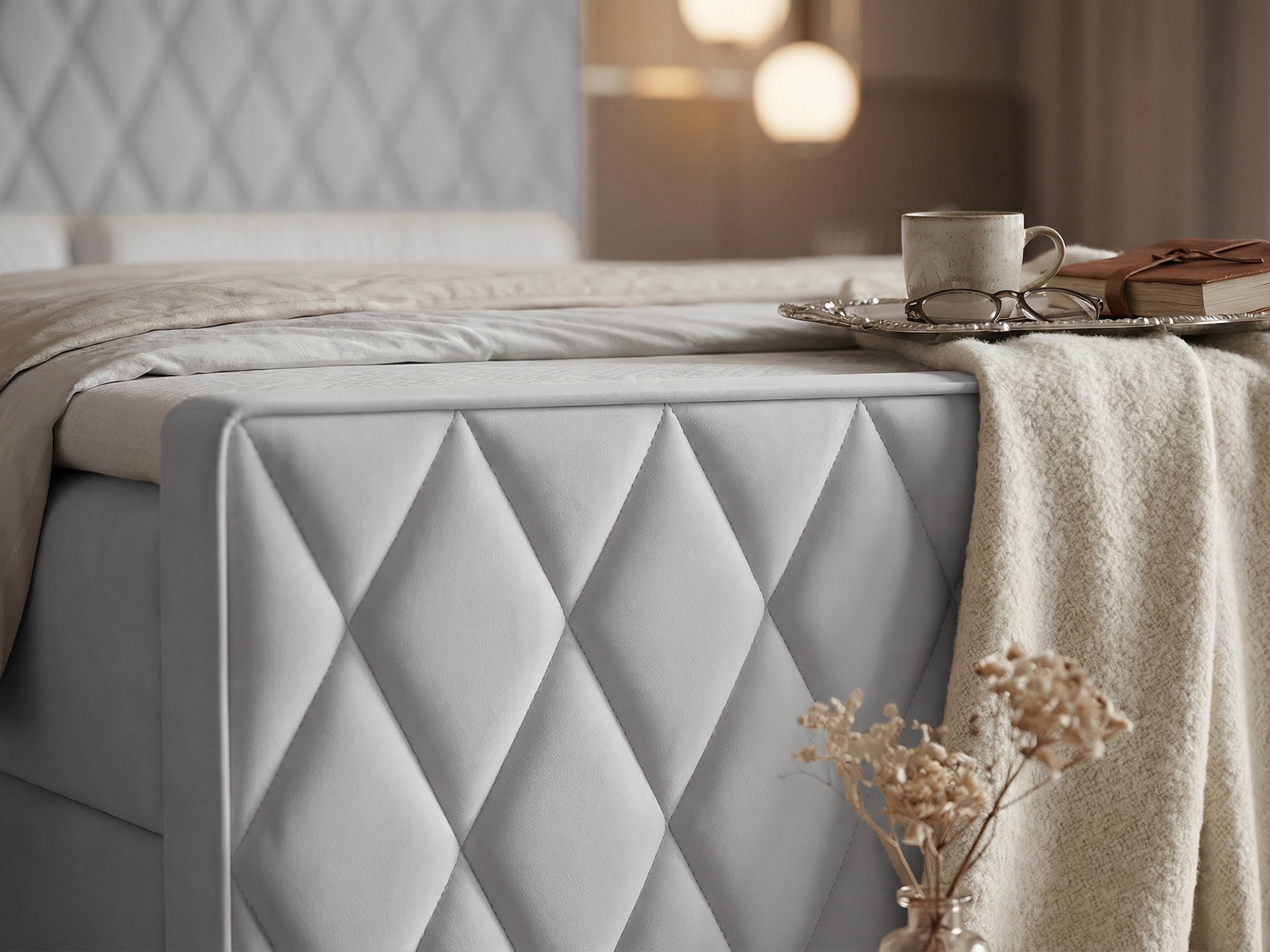 Continental bed Martinez 129 (Magic Velvet 2240)