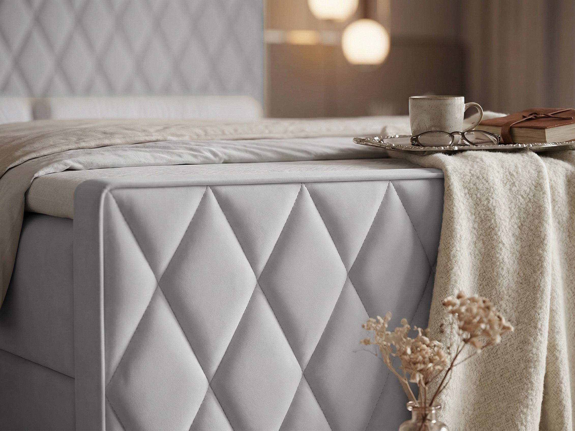 Continental bed Martinez 129 (Magic Velvet 2240)