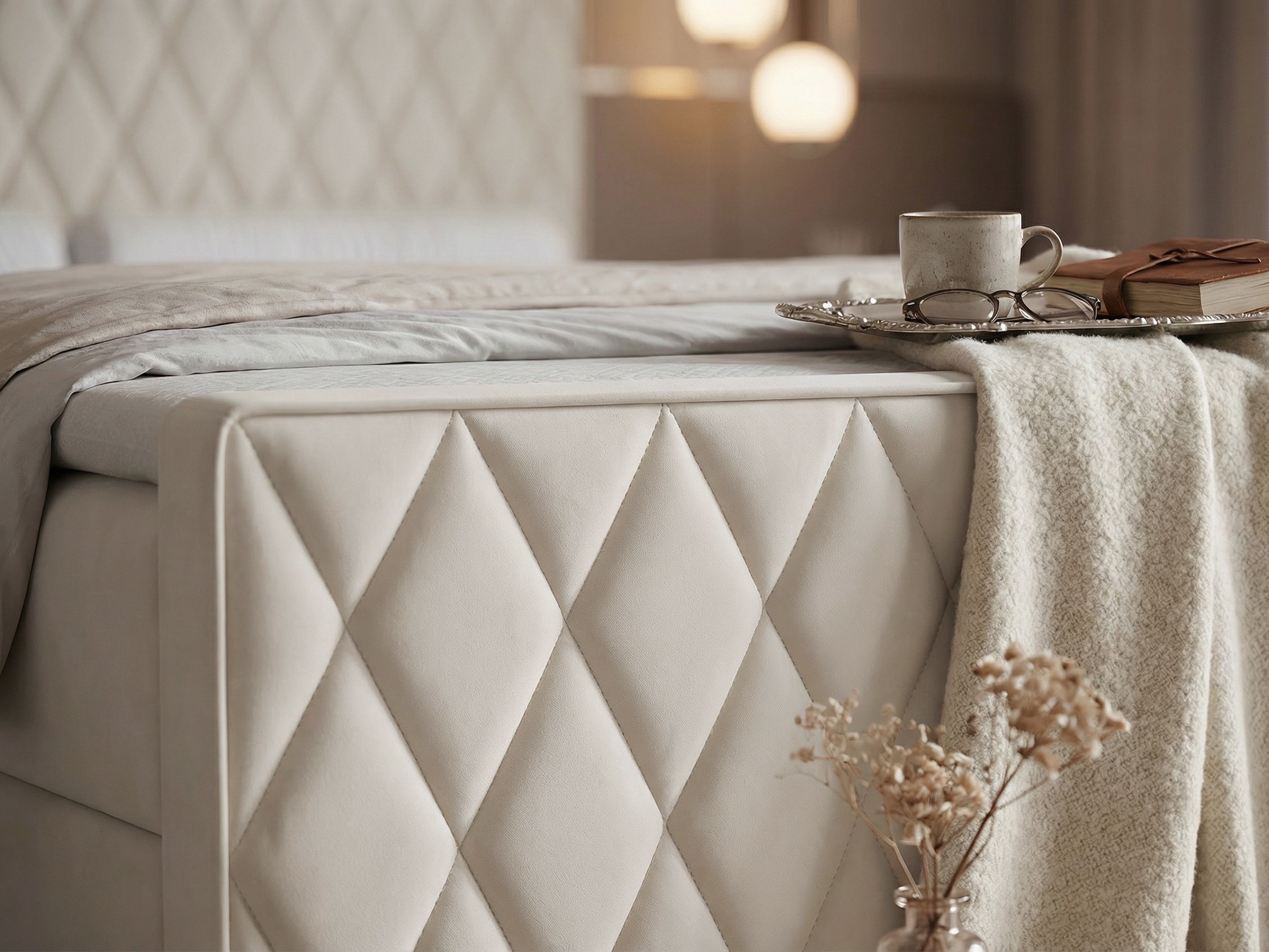 Continental bed Martinez 129 (Magic Velvet 2256)