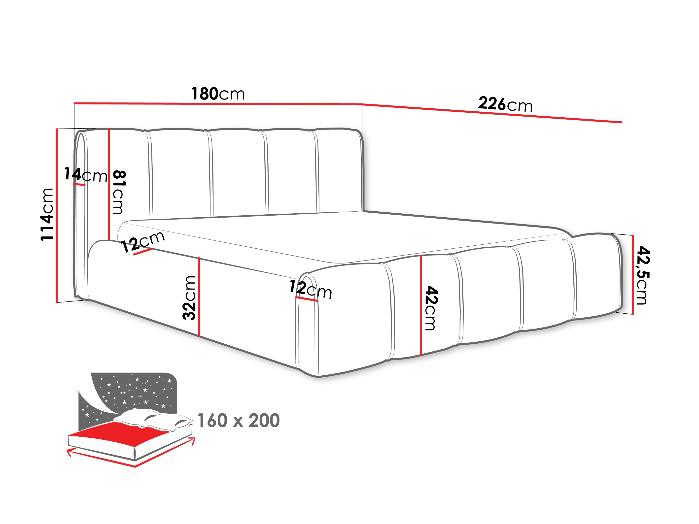 Bed Clario (Kronos 22)