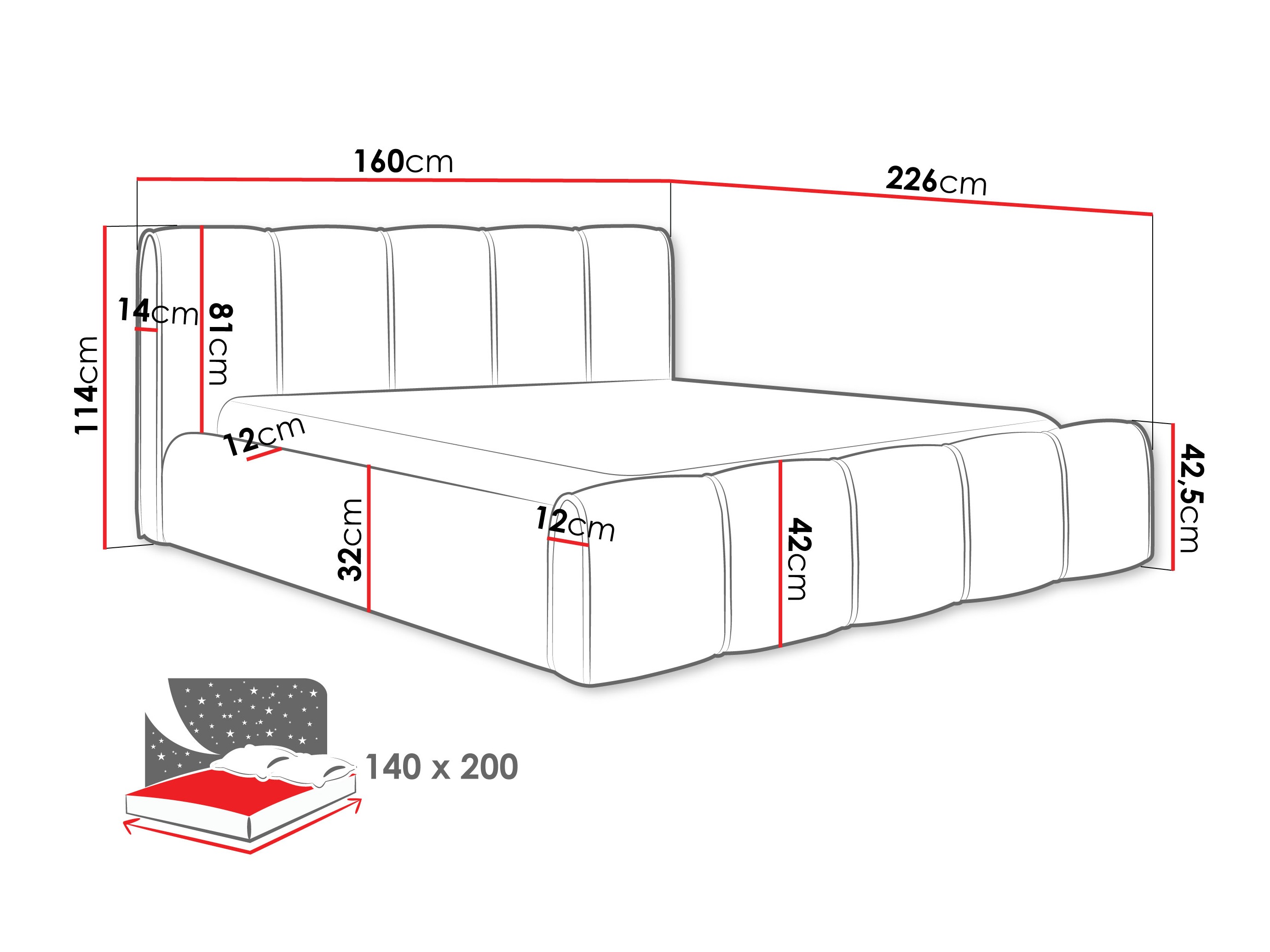 Bed Clario (Kronos 35)
