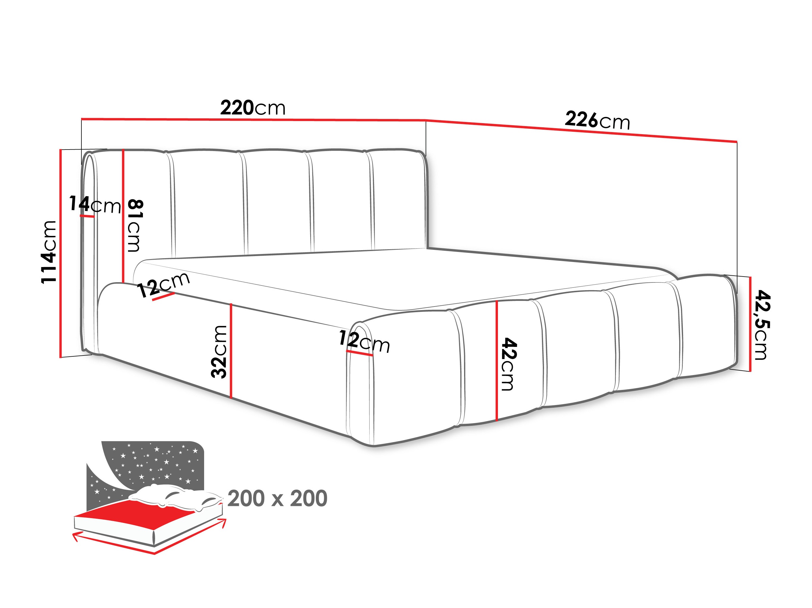 Bed Clario (Kronos 35)