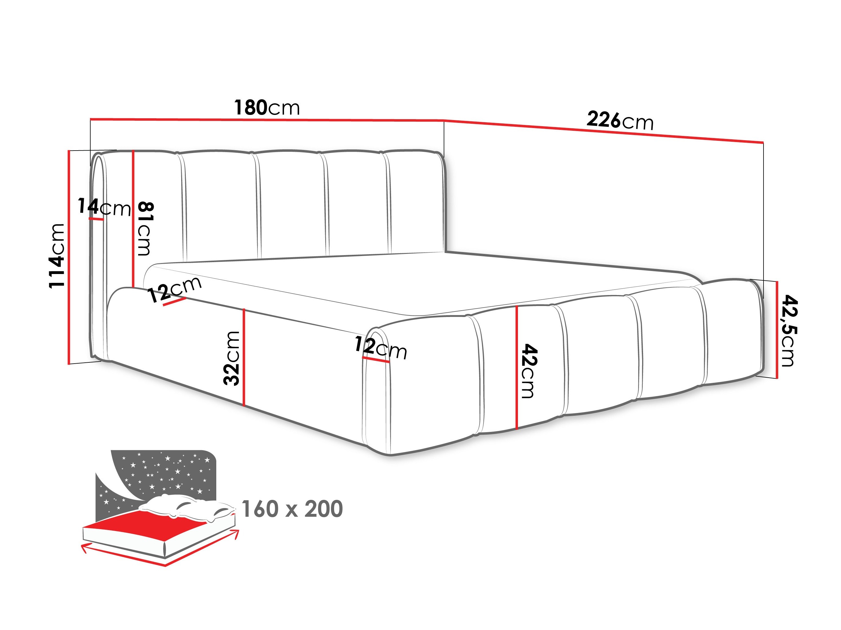 Bed Clario (Kronos 38)