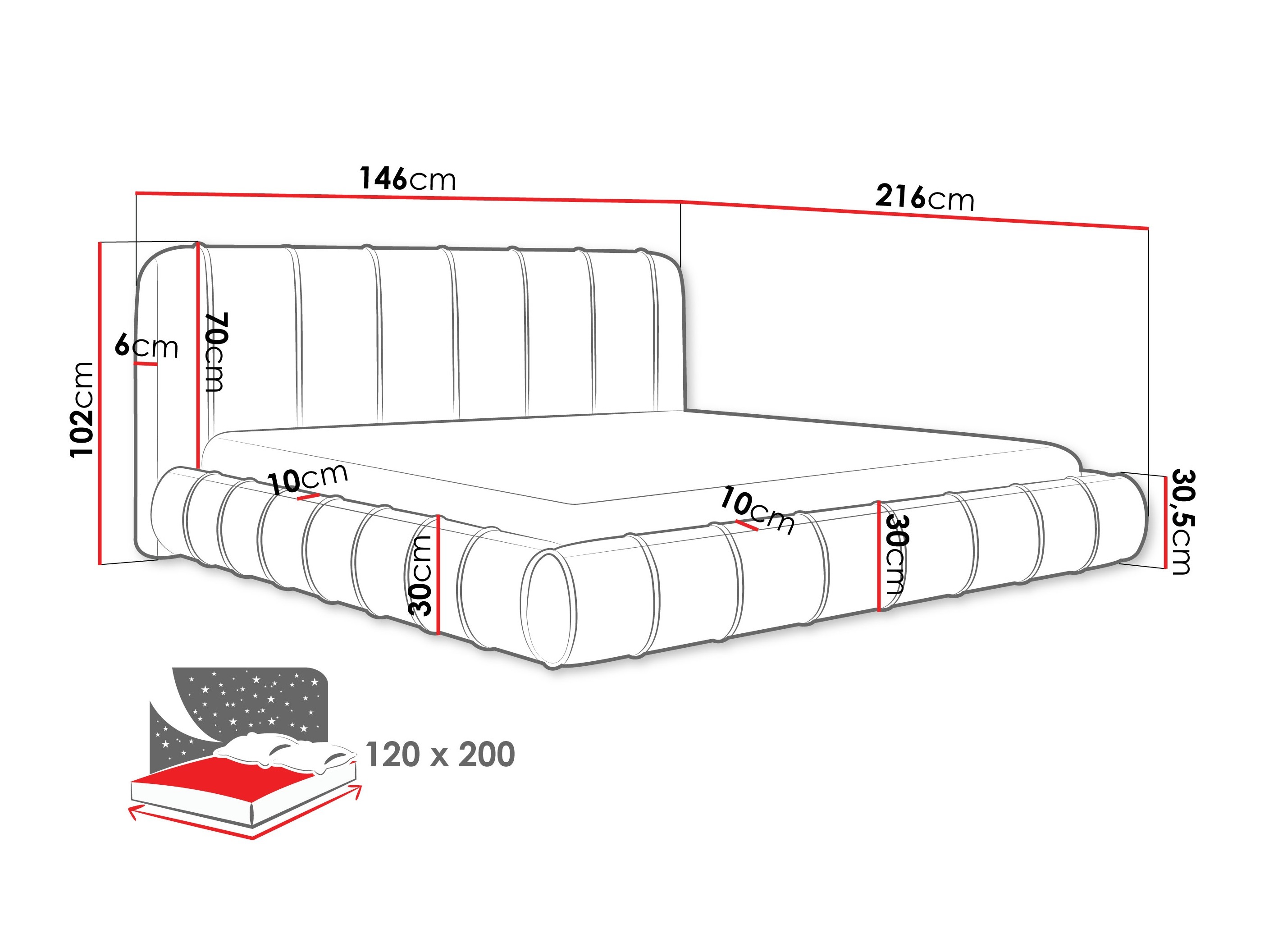 Bed Cucumos (Kronos 07)