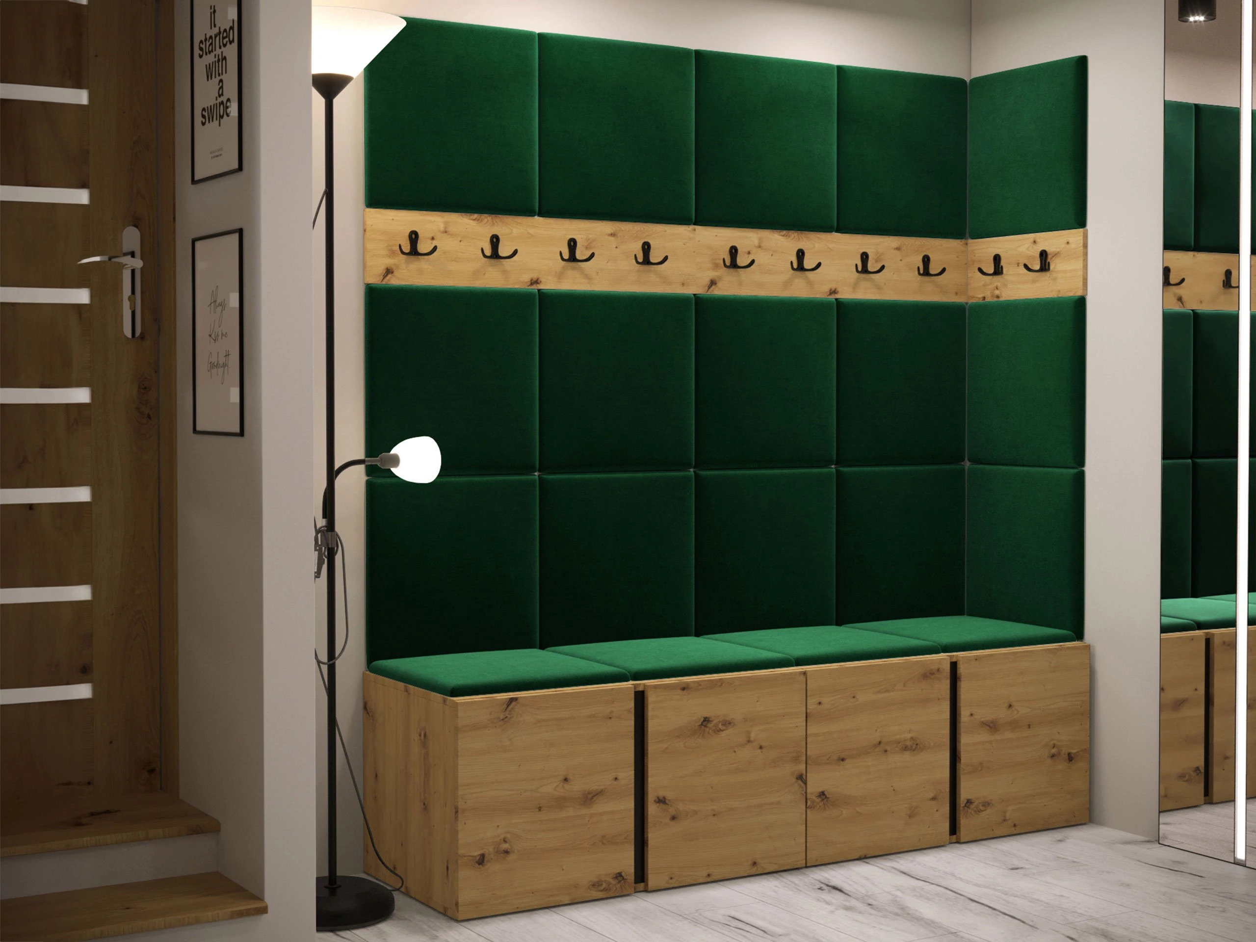 Hallway set Pinis II (Artisan oak)