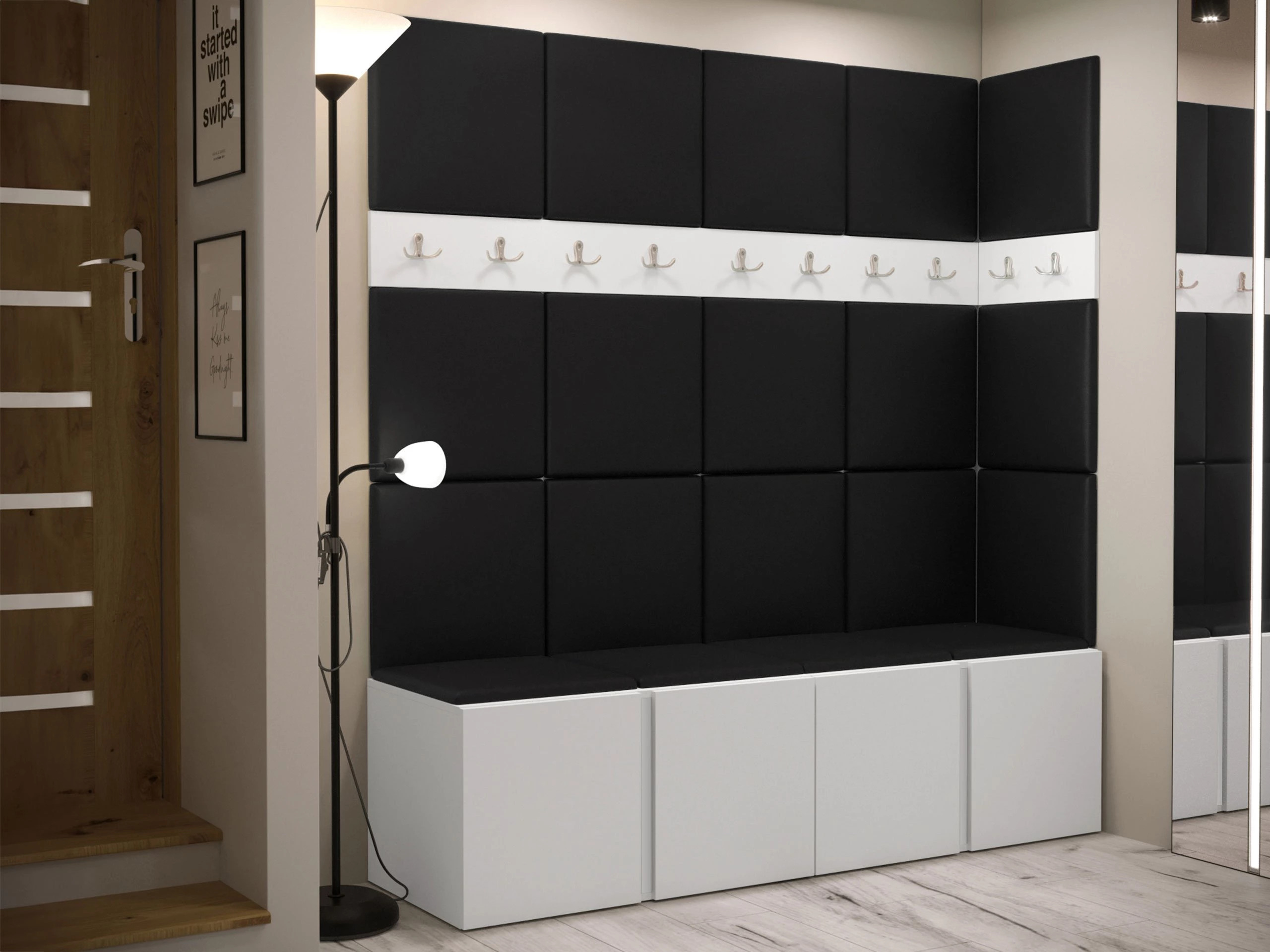 Hallway set Pinis II (Eco-leather Soft 011)