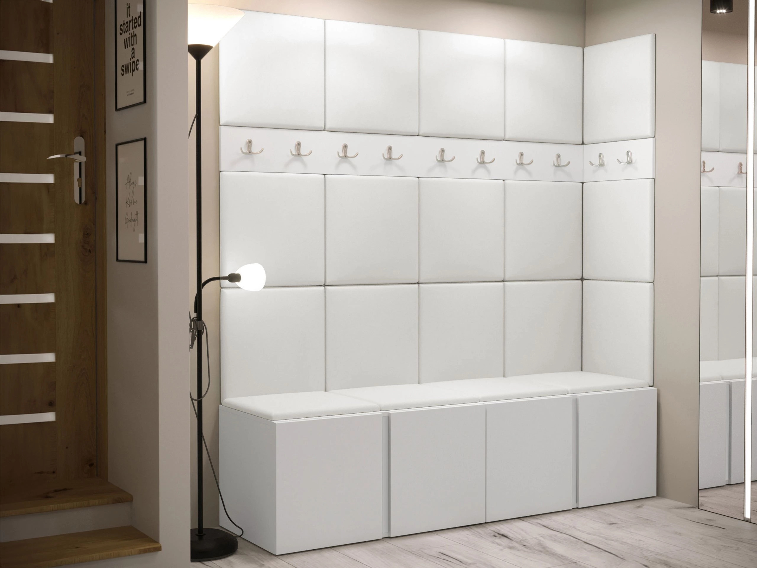 Hallway set Pinis II (Eco-leather Soft 017)