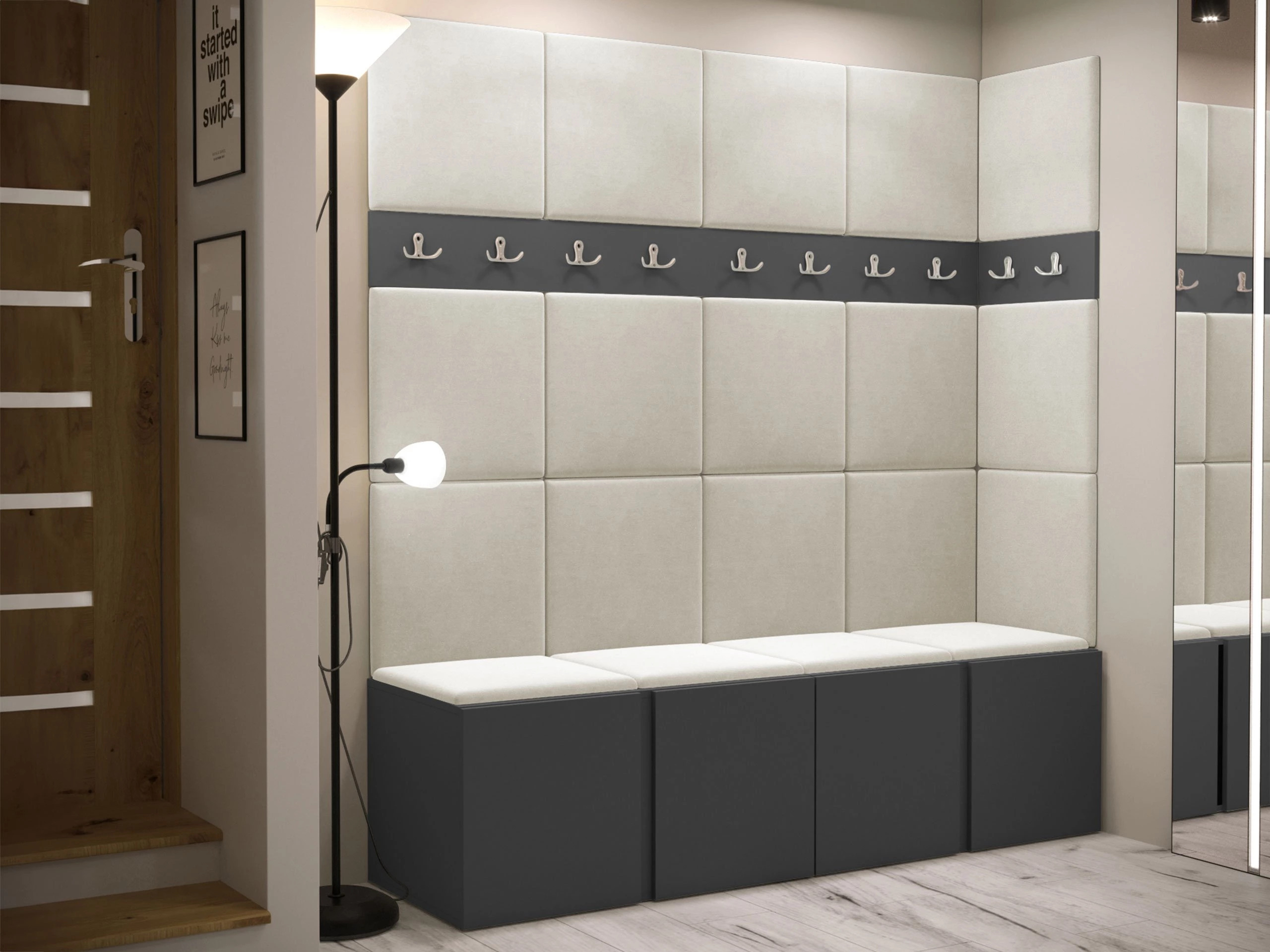 Hallway set Pinis II (Graphite)