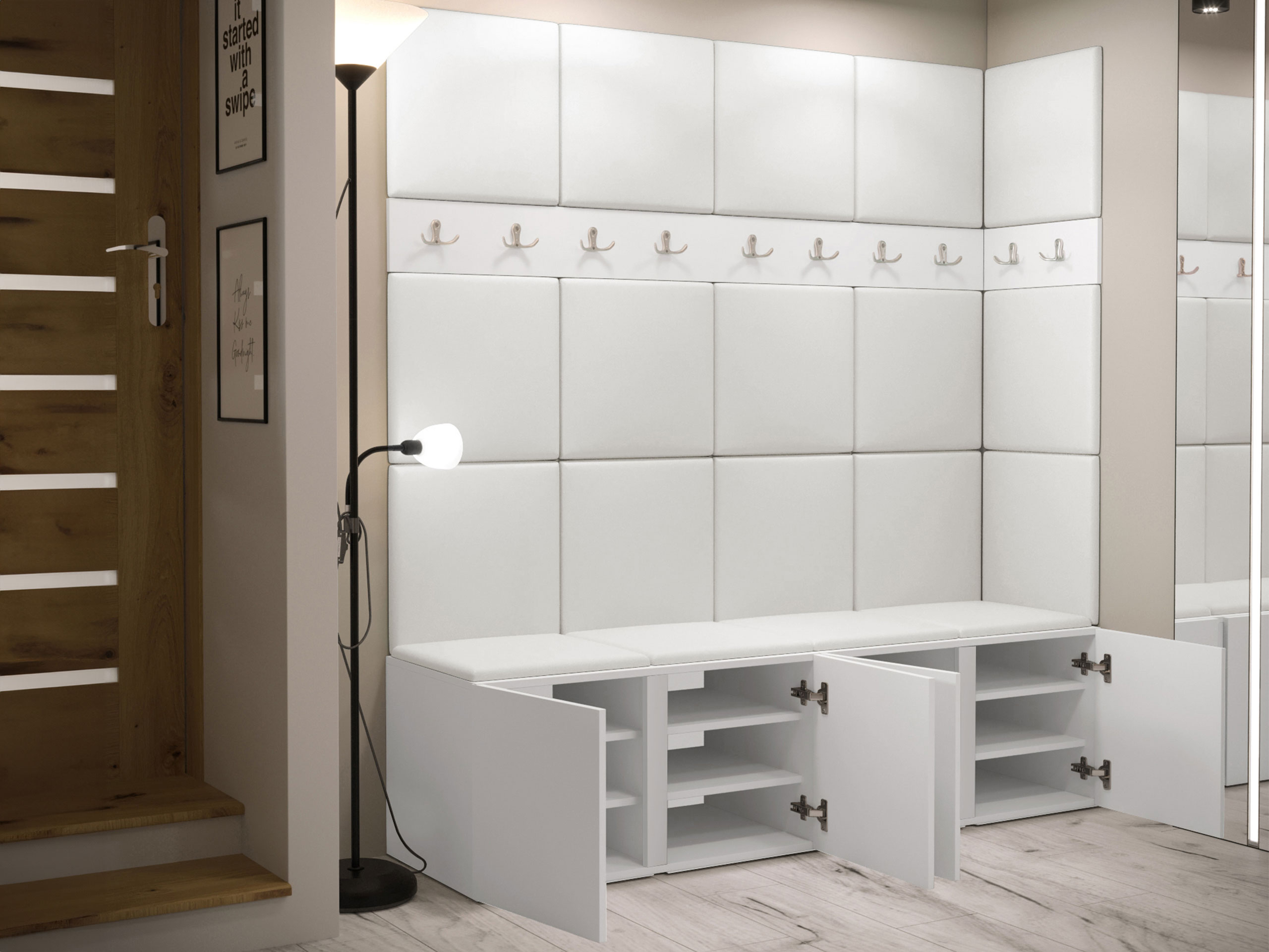 Hallway set Pinis II (White)