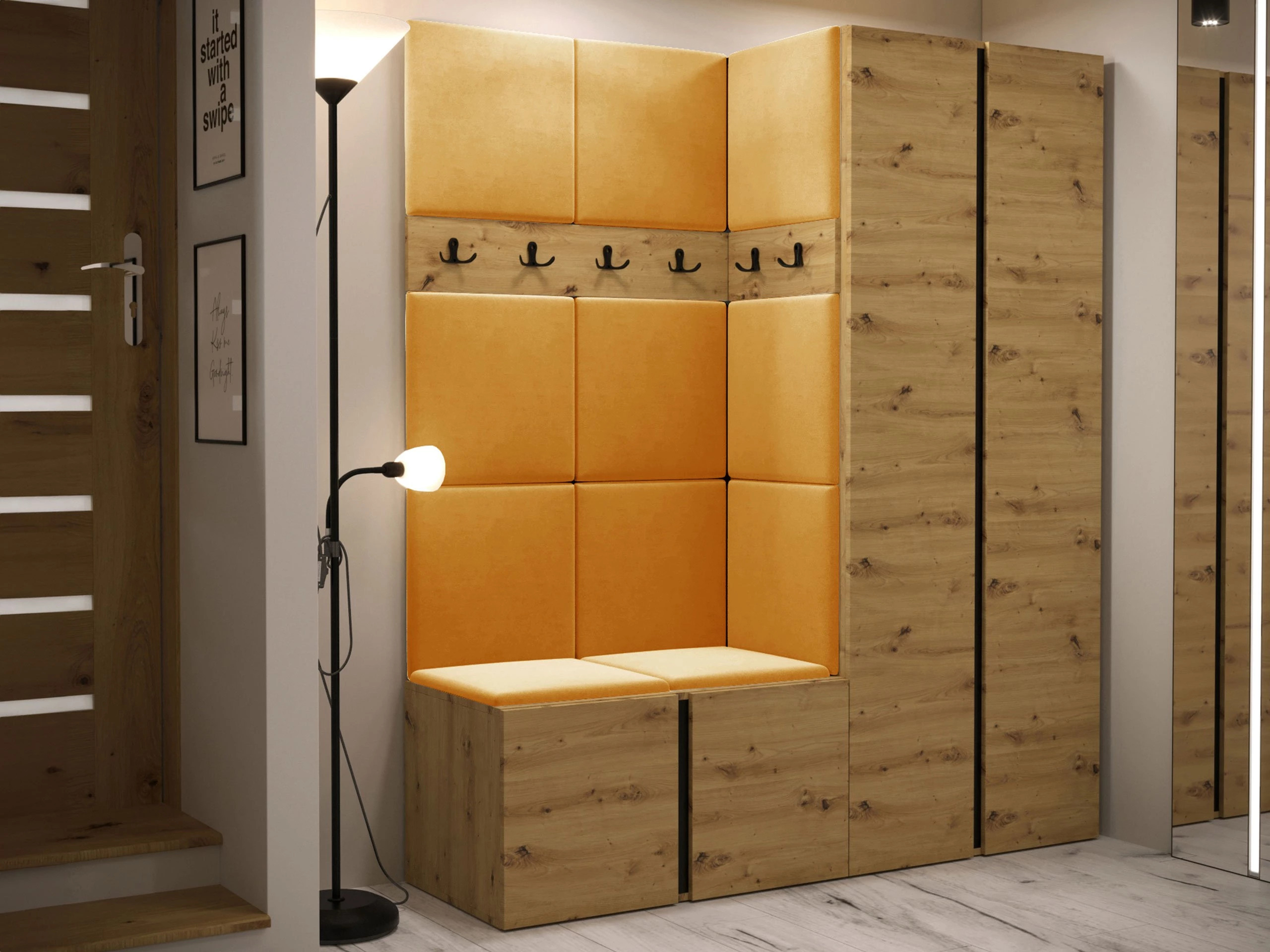 Hallway set Pinis III (Artisan oak)