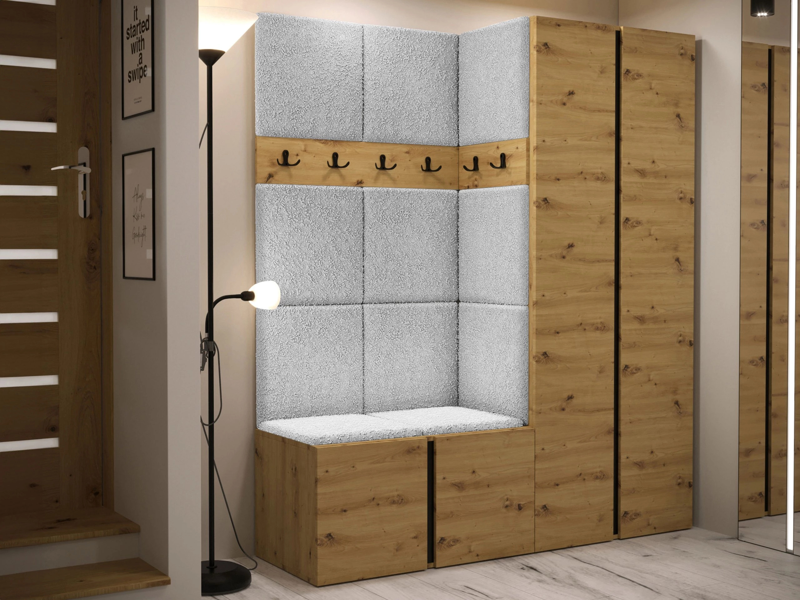 Hallway set Pinis III (Artisan oak)