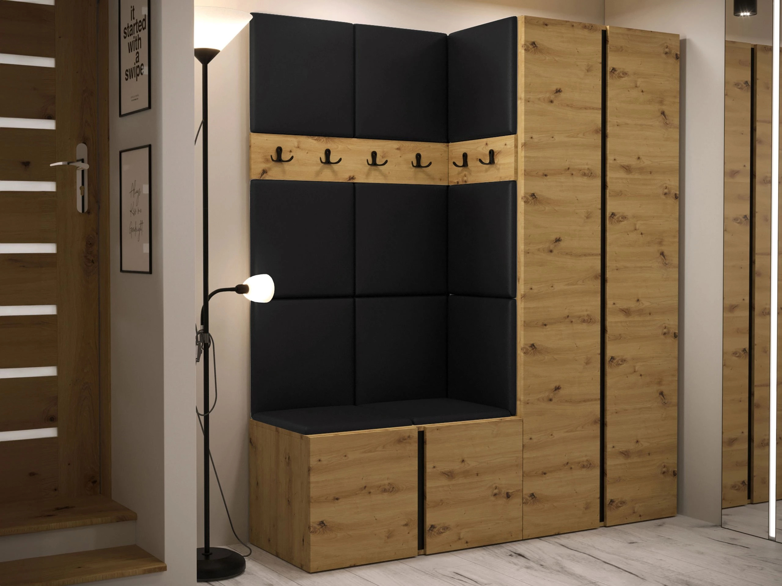 Hallway set Pinis III (Eco-leather Soft 011)