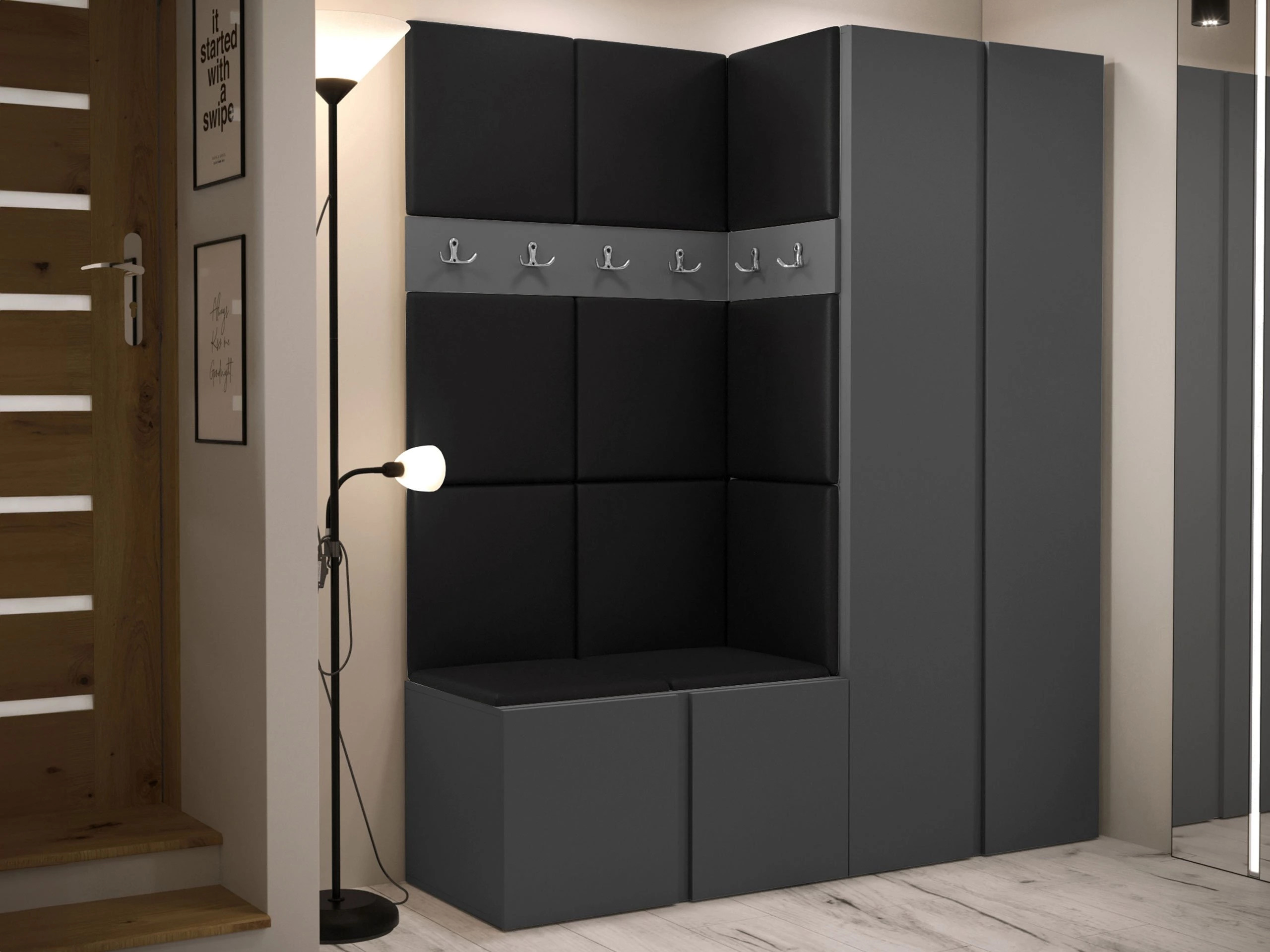 Hallway set Pinis III (Eco-leather Soft 011)