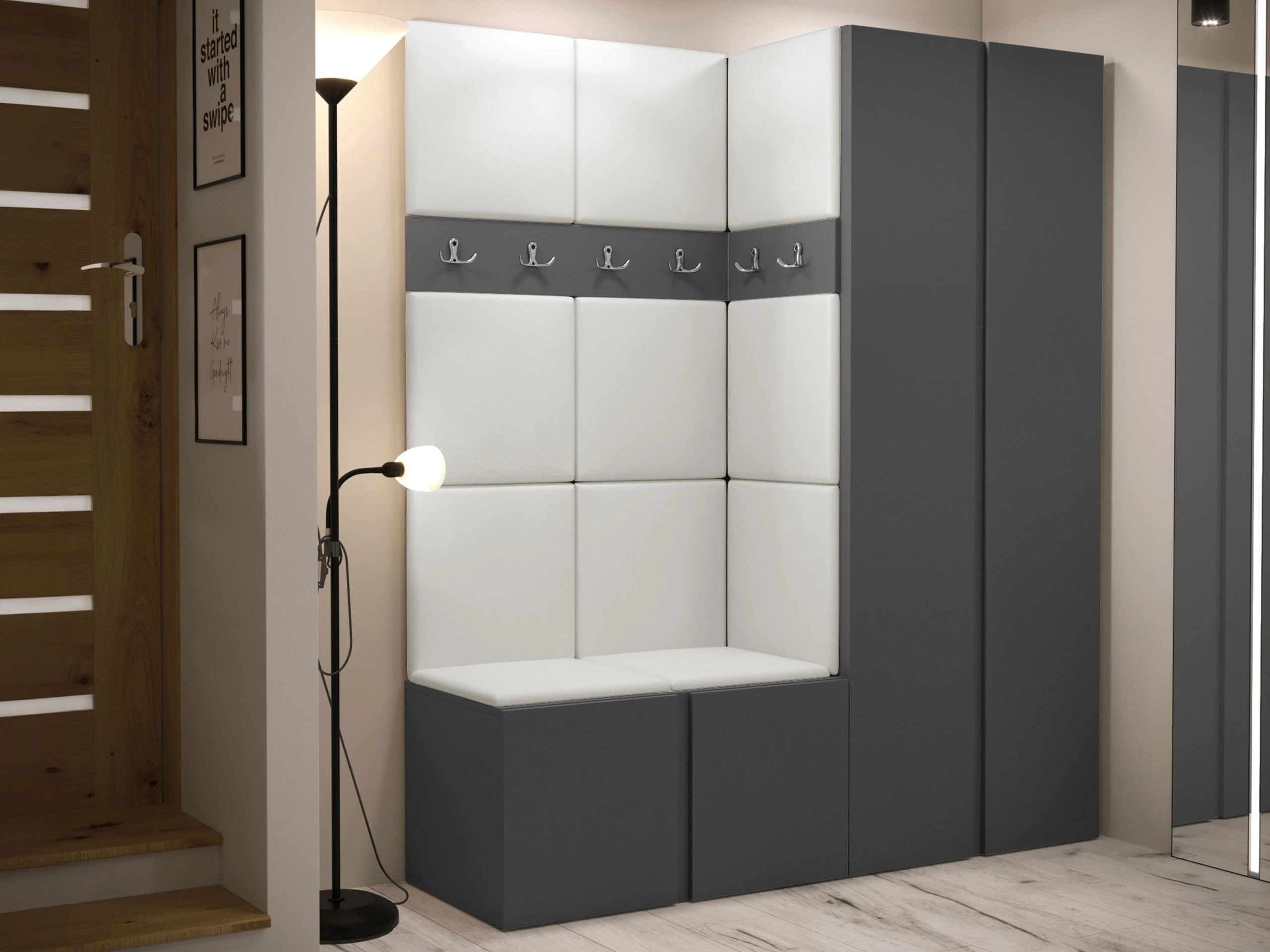 Hallway set Pinis III (Eco-leather Soft 017)