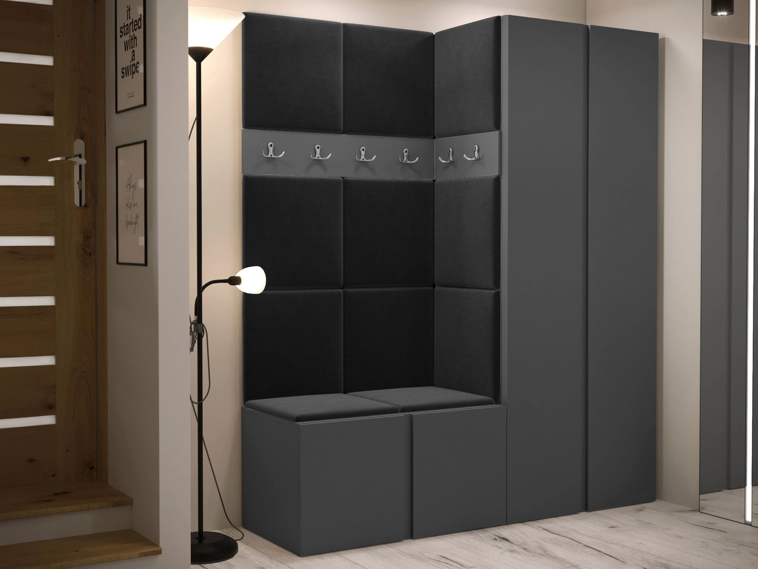 Hallway set Pinis III (Graphite)