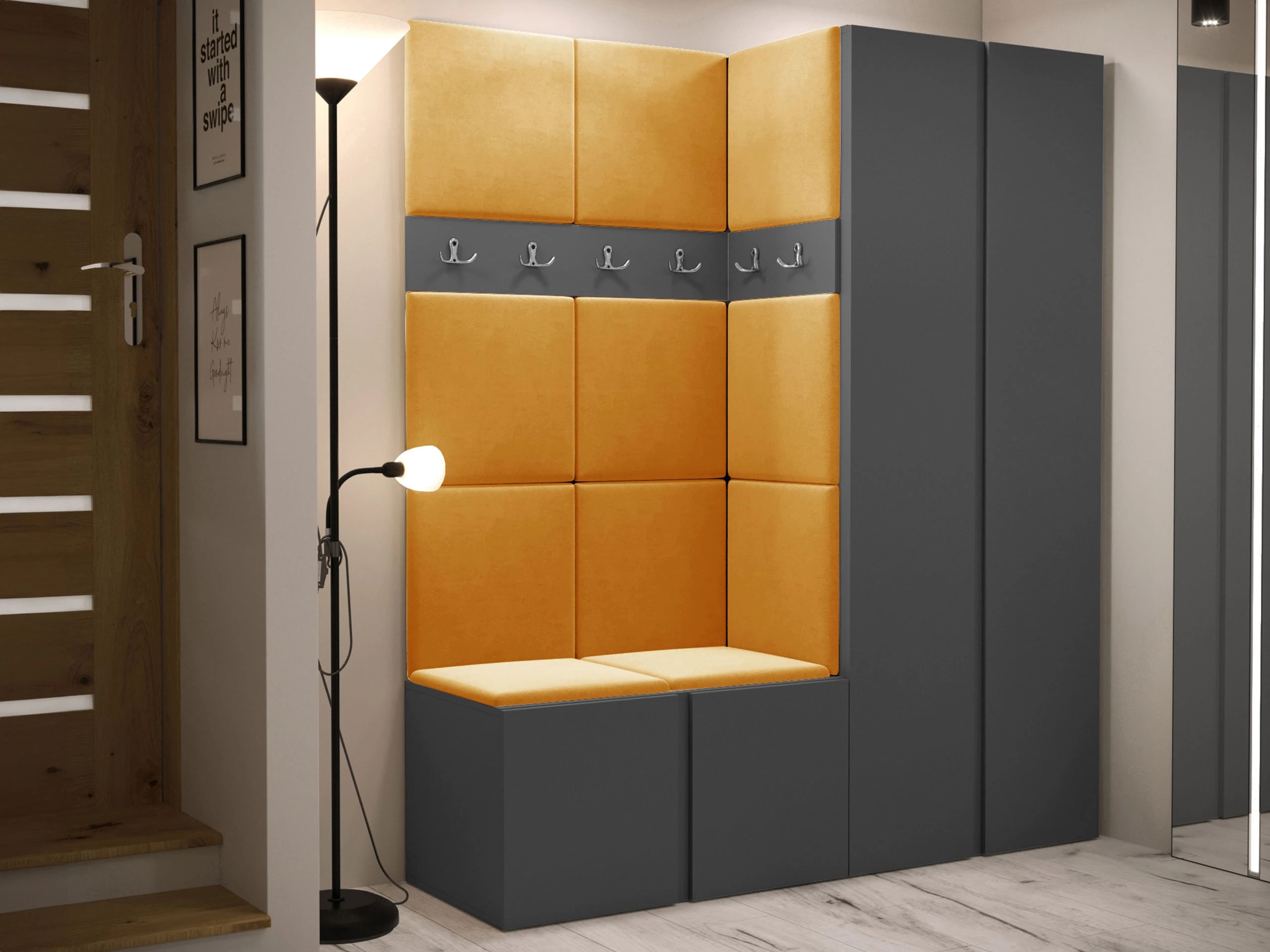 Hallway set Pinis III (Graphite)