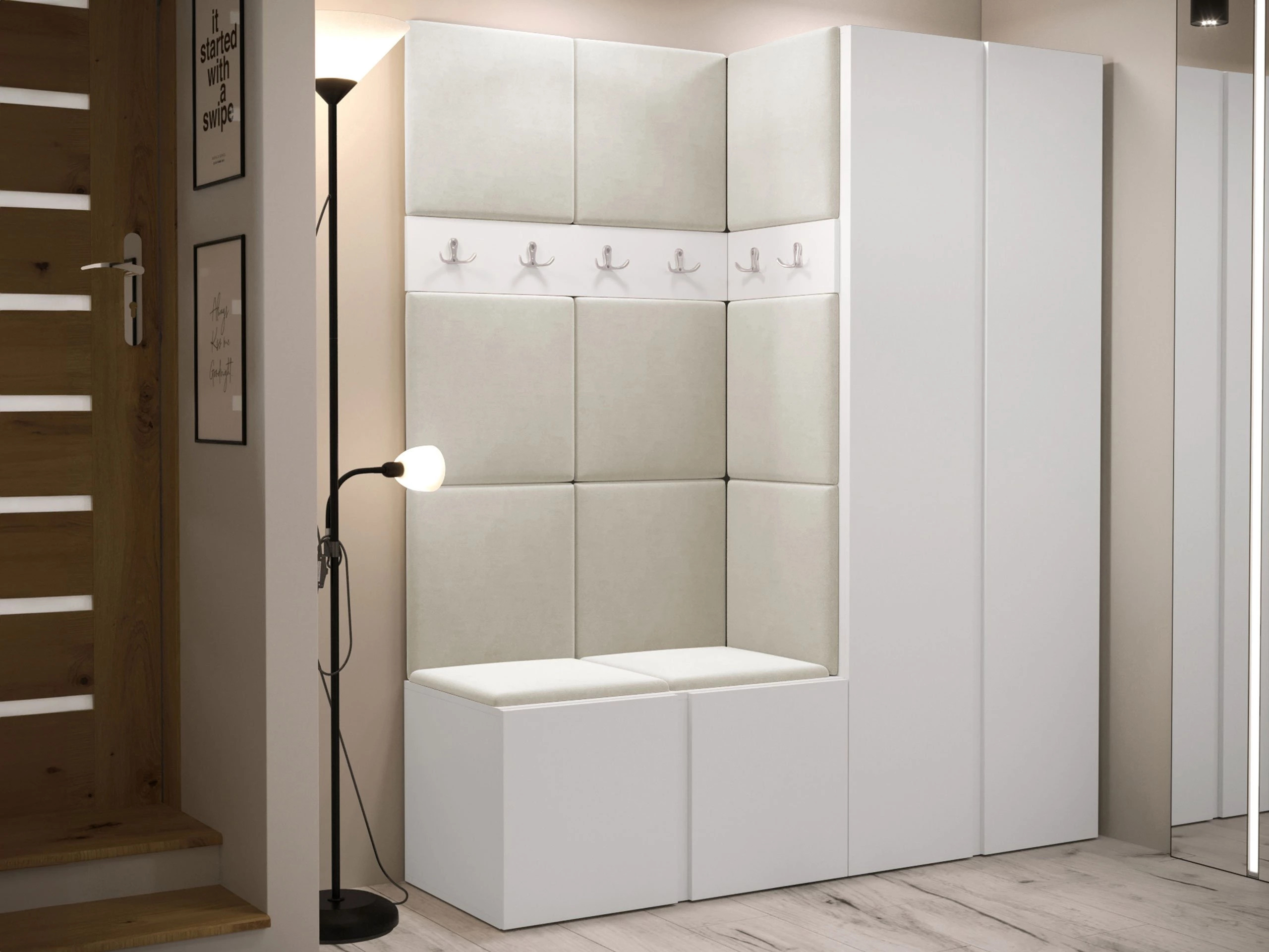 Hallway set Pinis III (White)