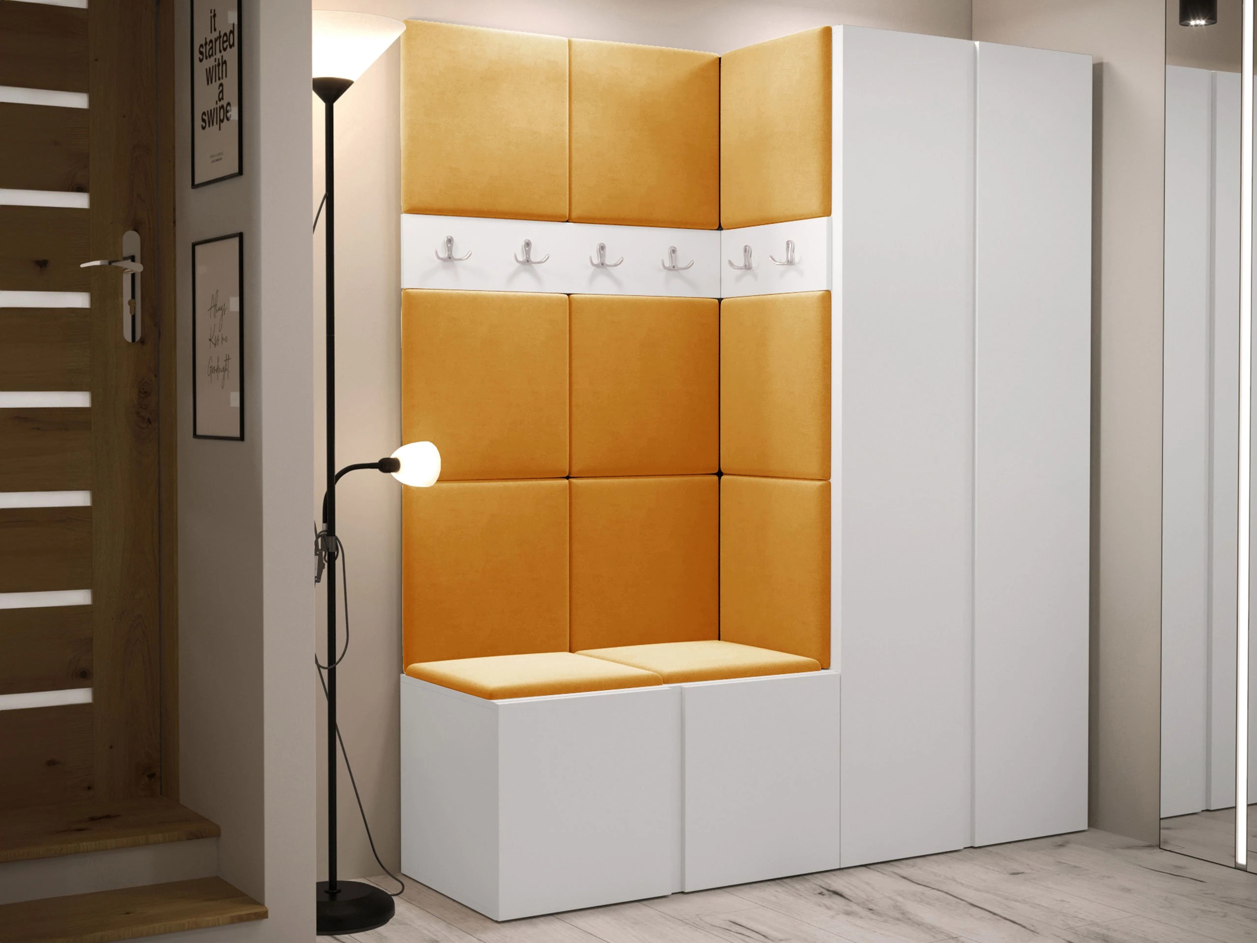 Hallway set Pinis III (White)