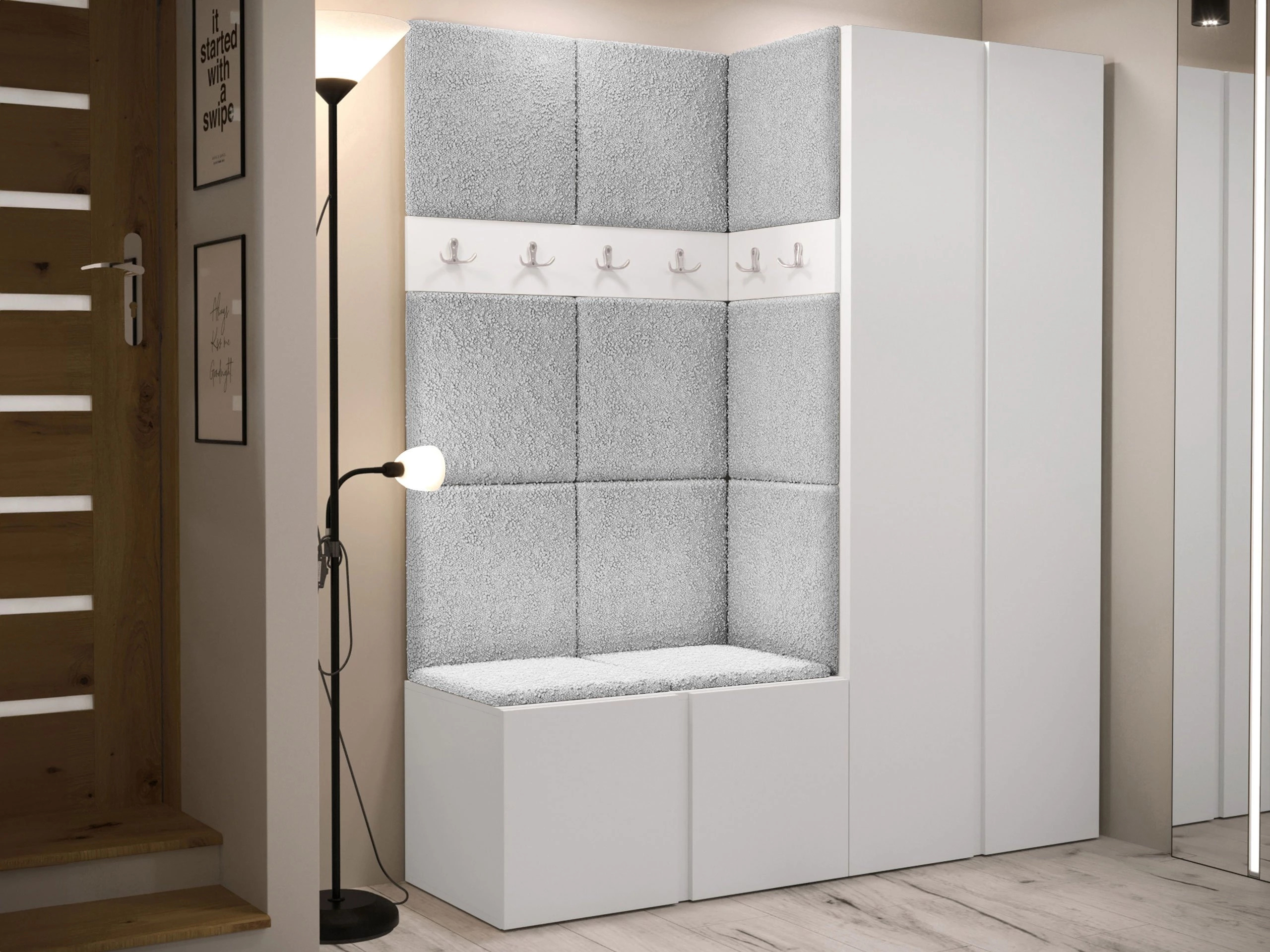 Hallway set Pinis III (White)