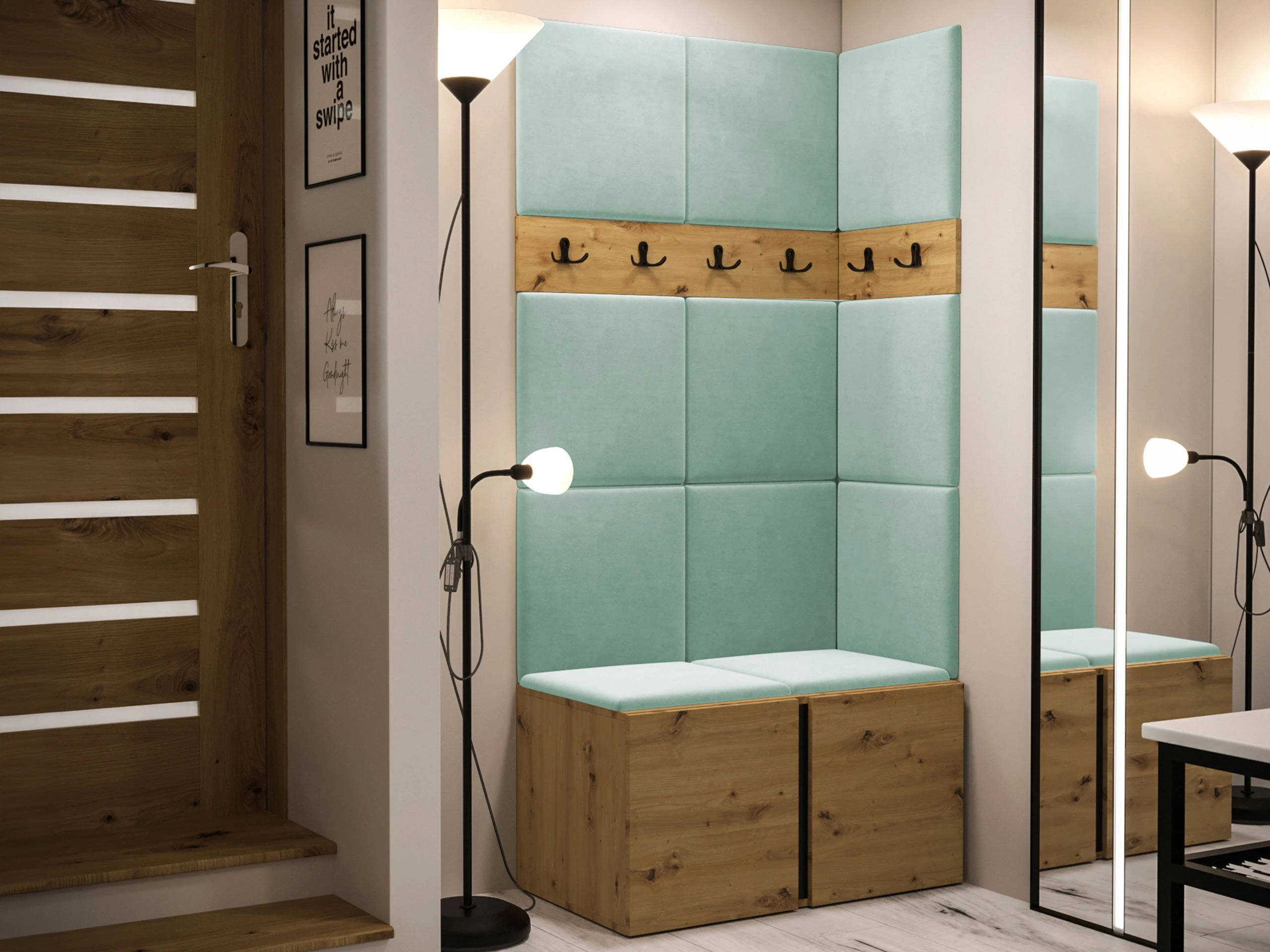 Hallway set Pinis I (Artisan oak)
