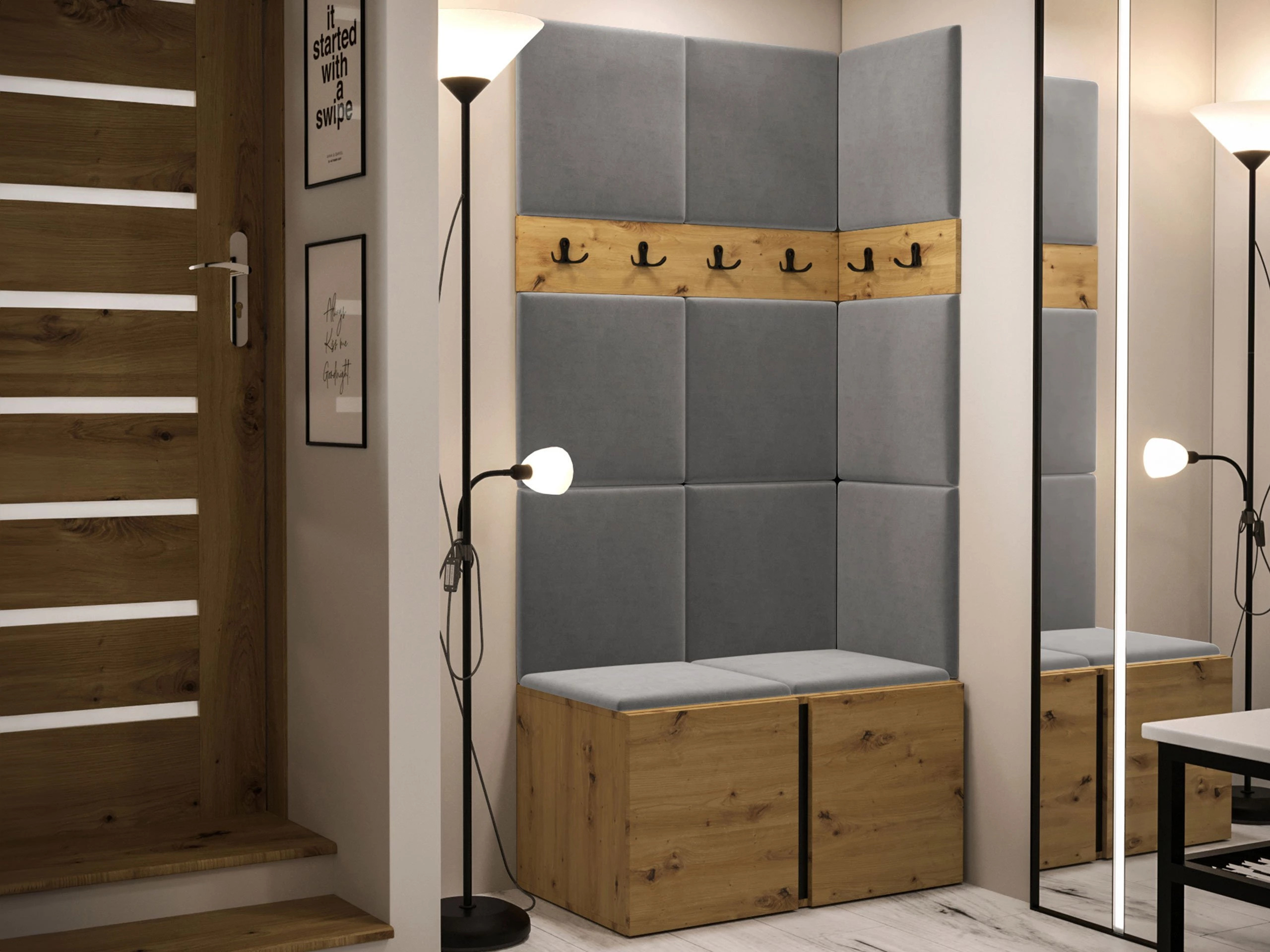 Hallway set Pinis I (Artisan oak)