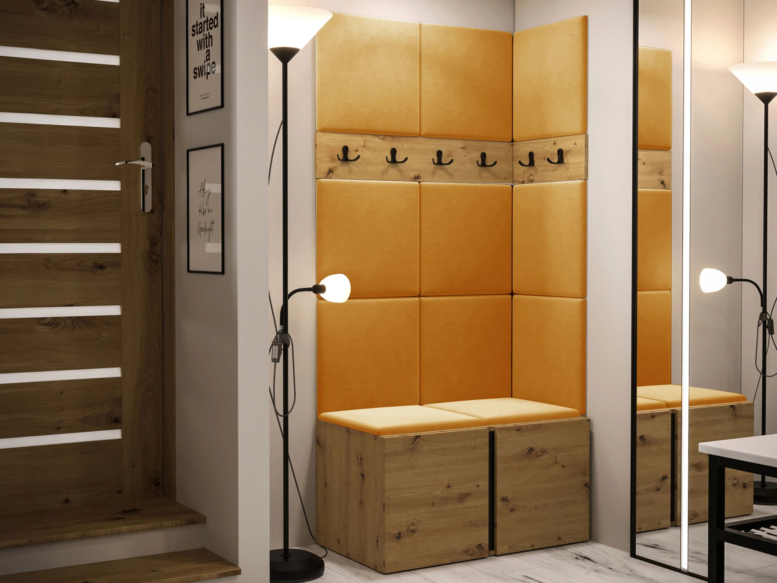 Hallway set Pinis I (Artisan oak)