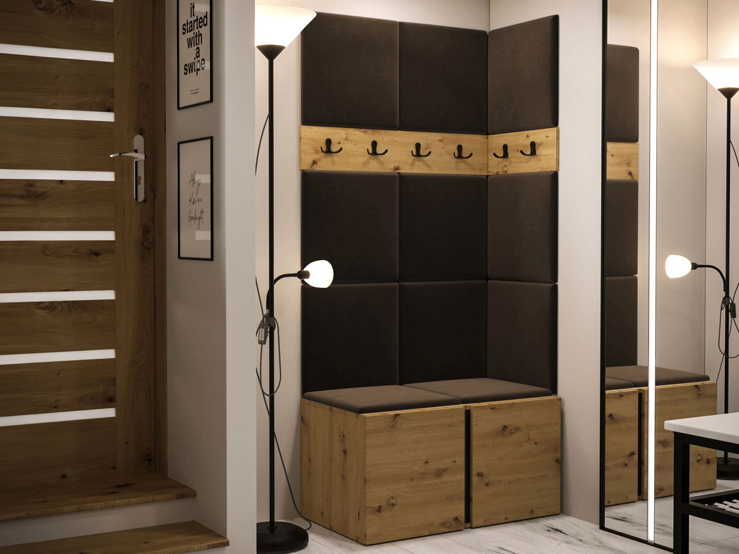 Hallway set Pinis I (Artisan oak)
