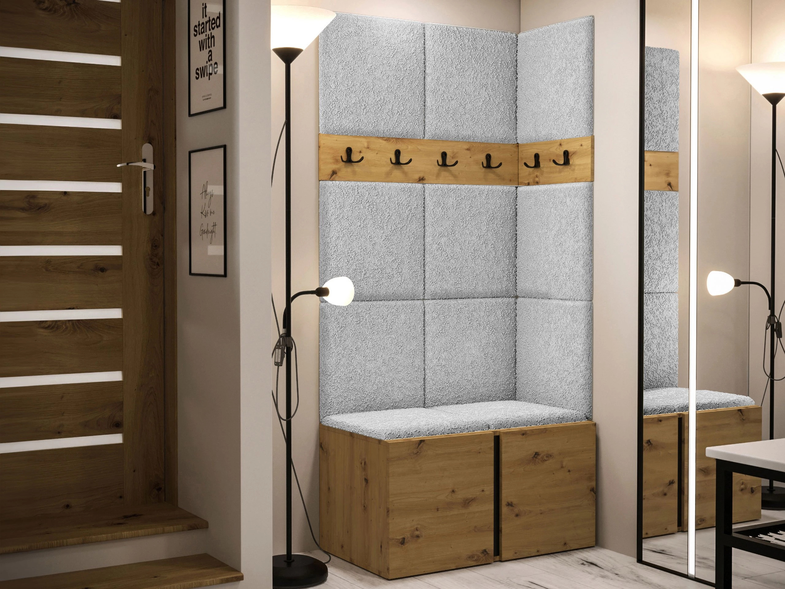 Hallway set Pinis I (Artisan oak)