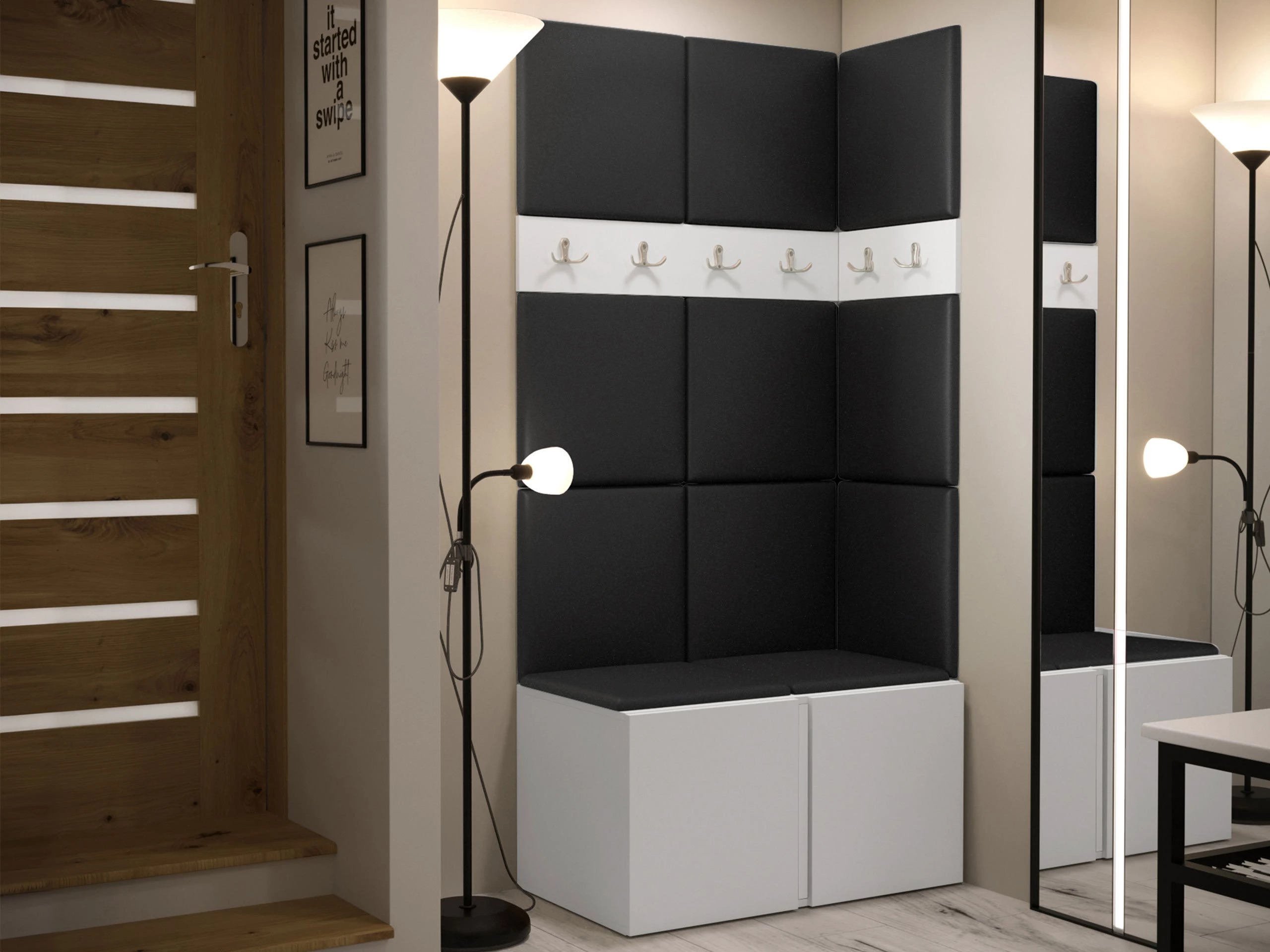 Hallway set Pinis I (Eco-leather Soft 011)