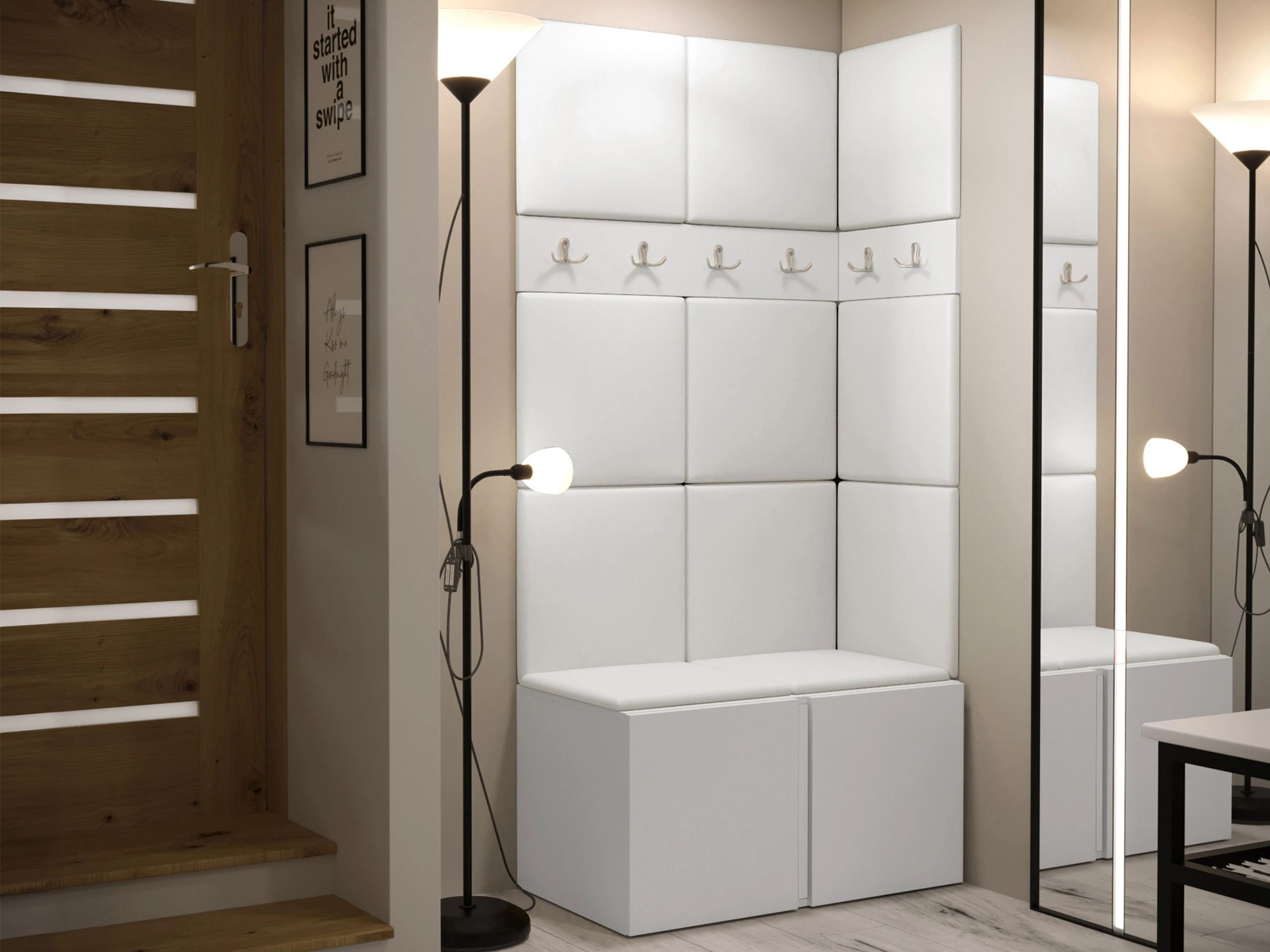 Hallway set Pinis I (Eco-leather Soft 017)