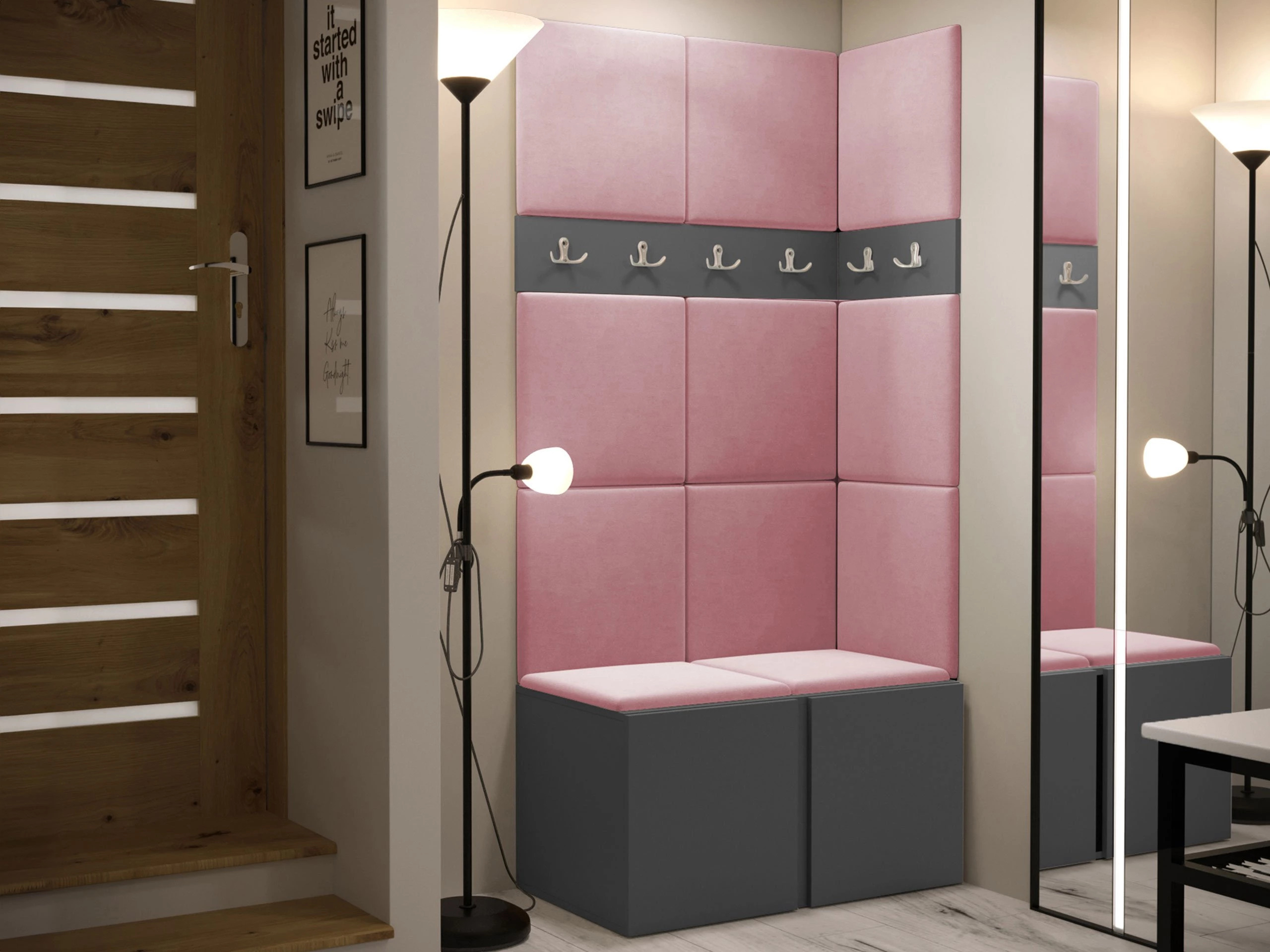 Hallway set Pinis I (Graphite)