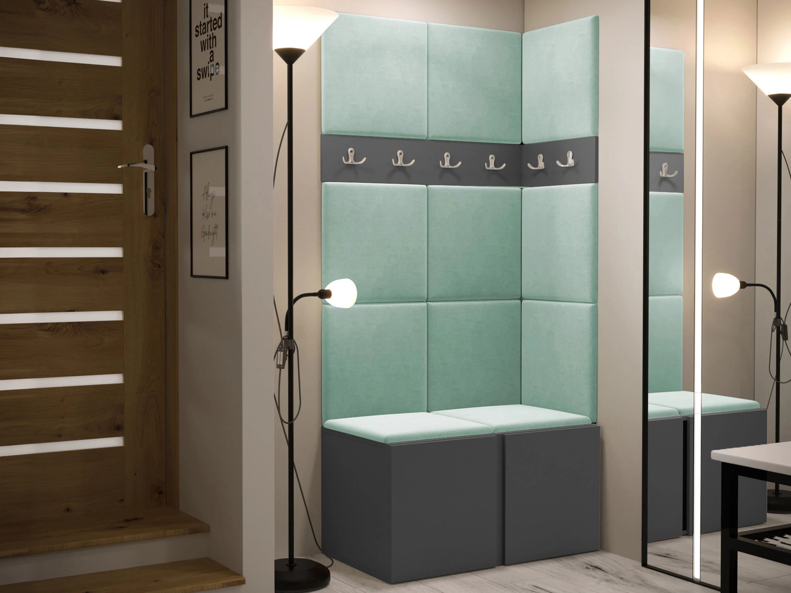 Hallway set Pinis I (Graphite)