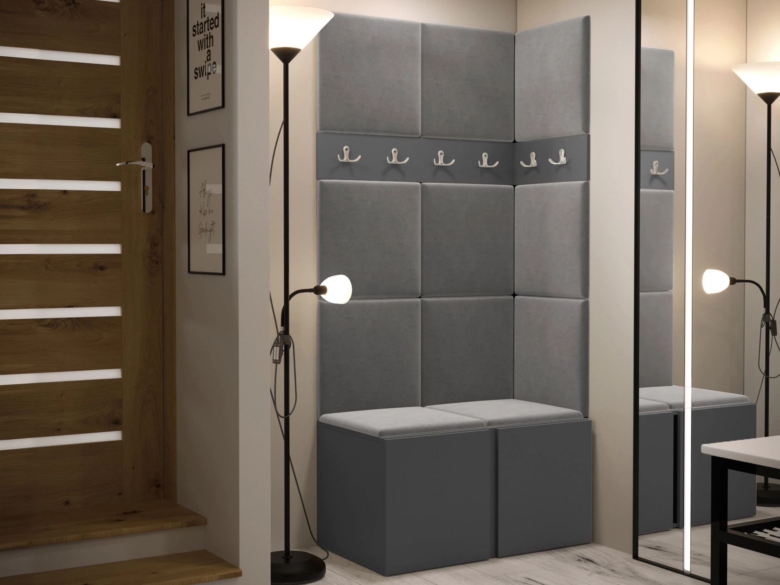 Hallway set Pinis I (Graphite)