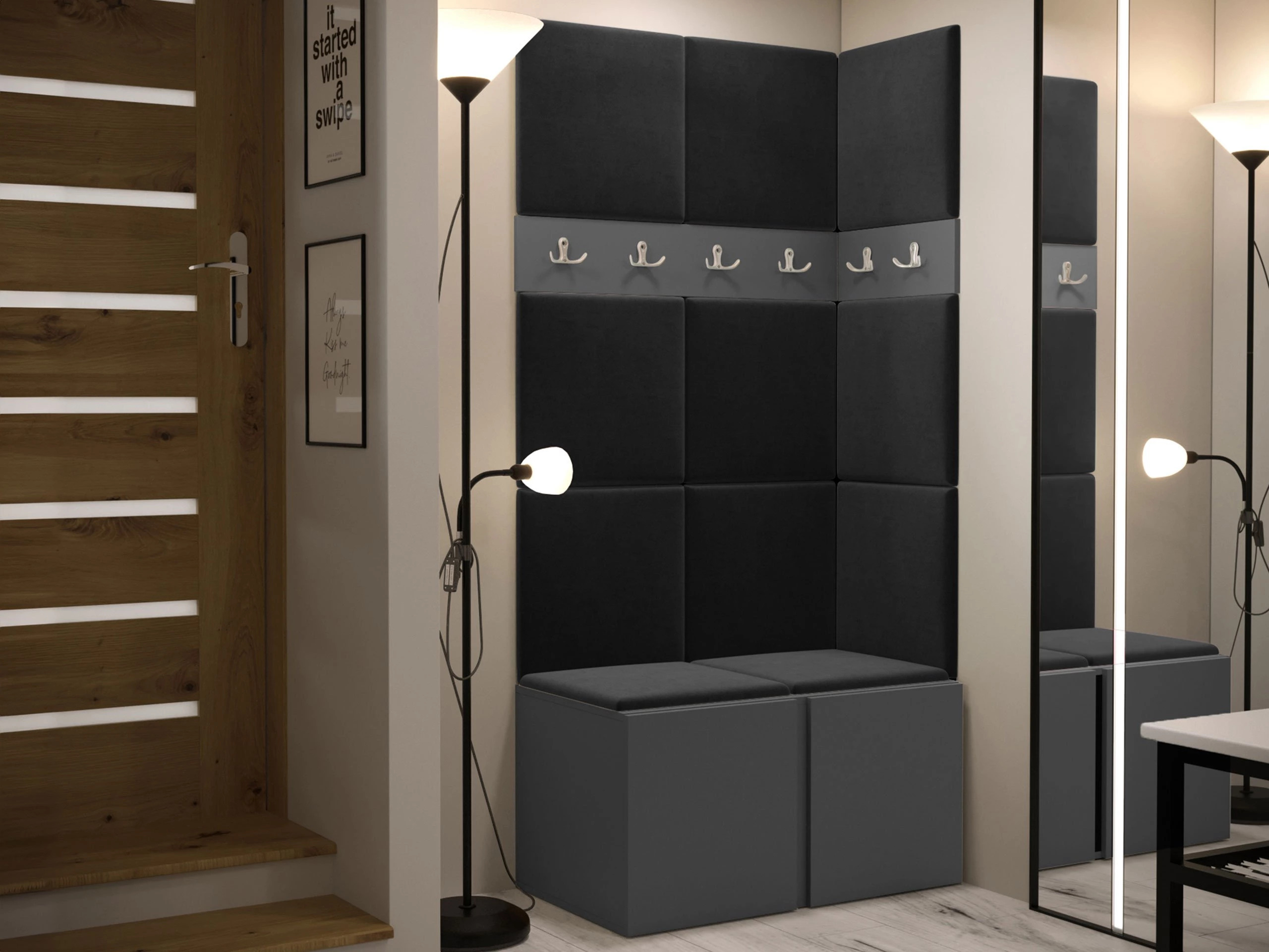 Hallway set Pinis I (Graphite)