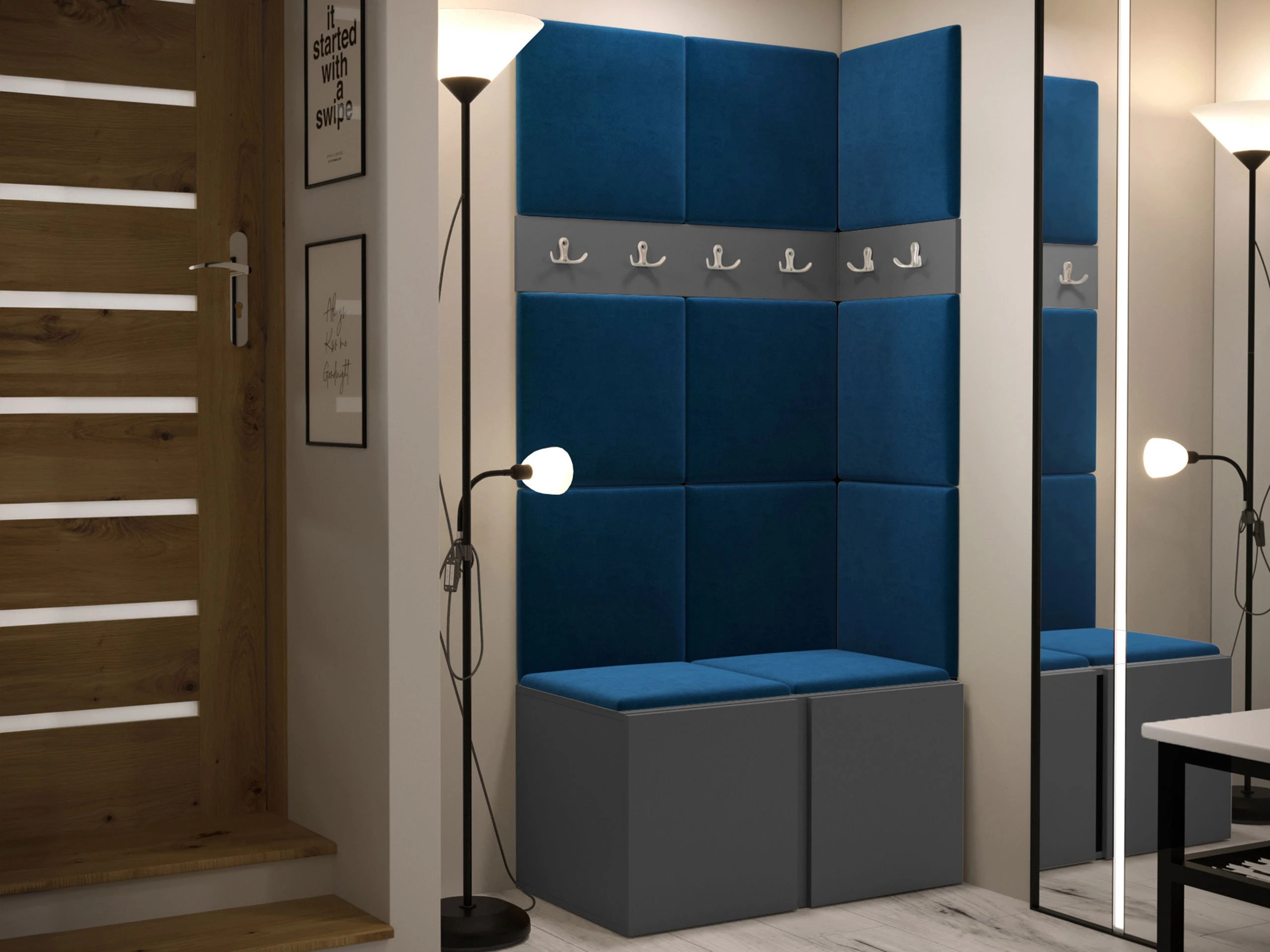 Hallway set Pinis I (Graphite)