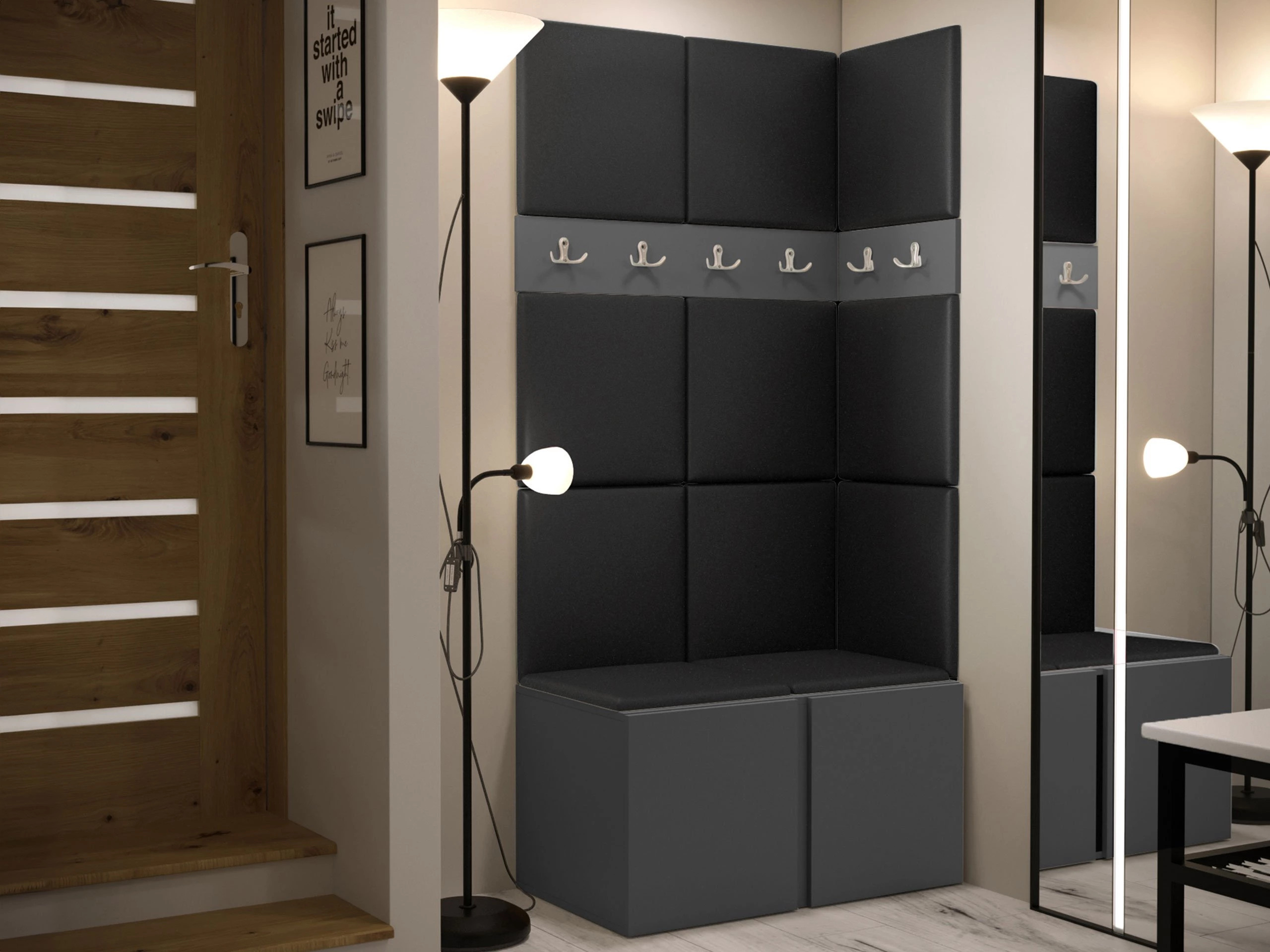 Hallway set Pinis I (Graphite)