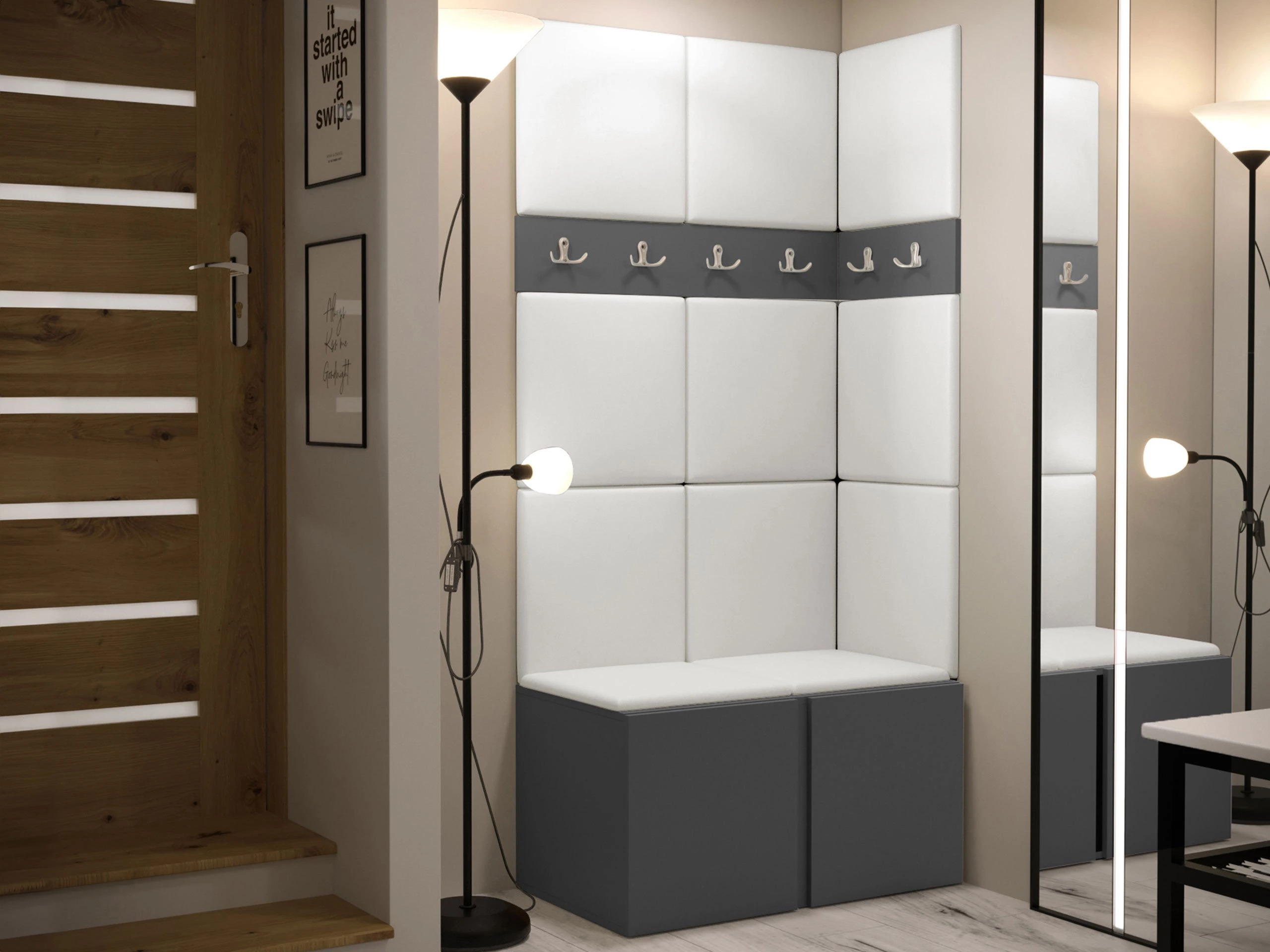 Hallway set Pinis I (Graphite)