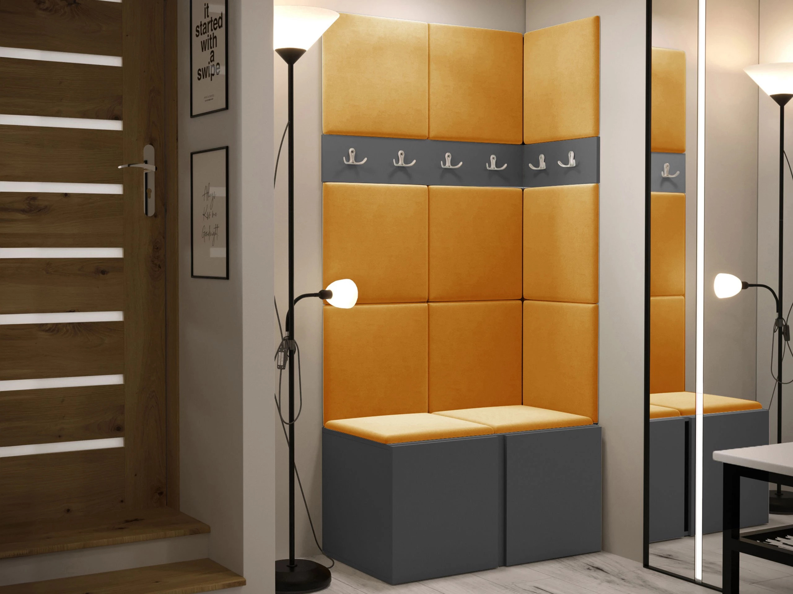 Hallway set Pinis I (Graphite)