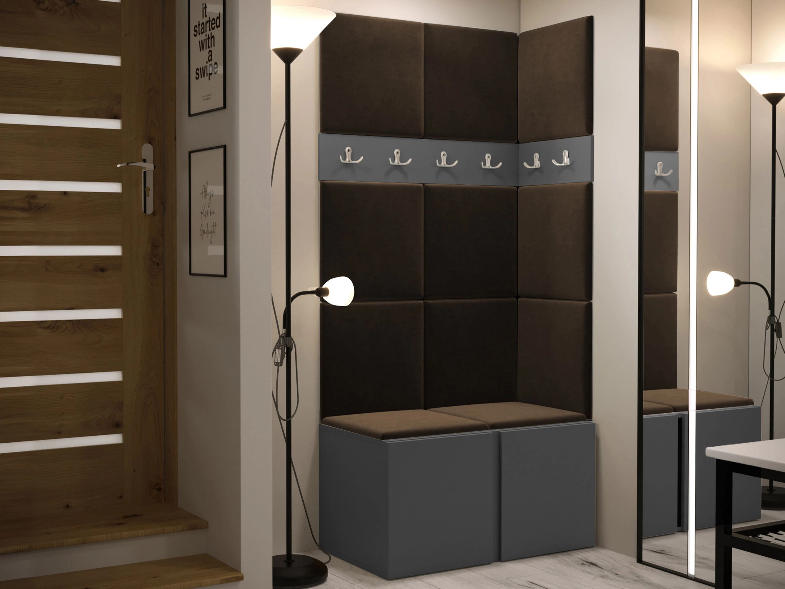 Hallway set Pinis I (Graphite)