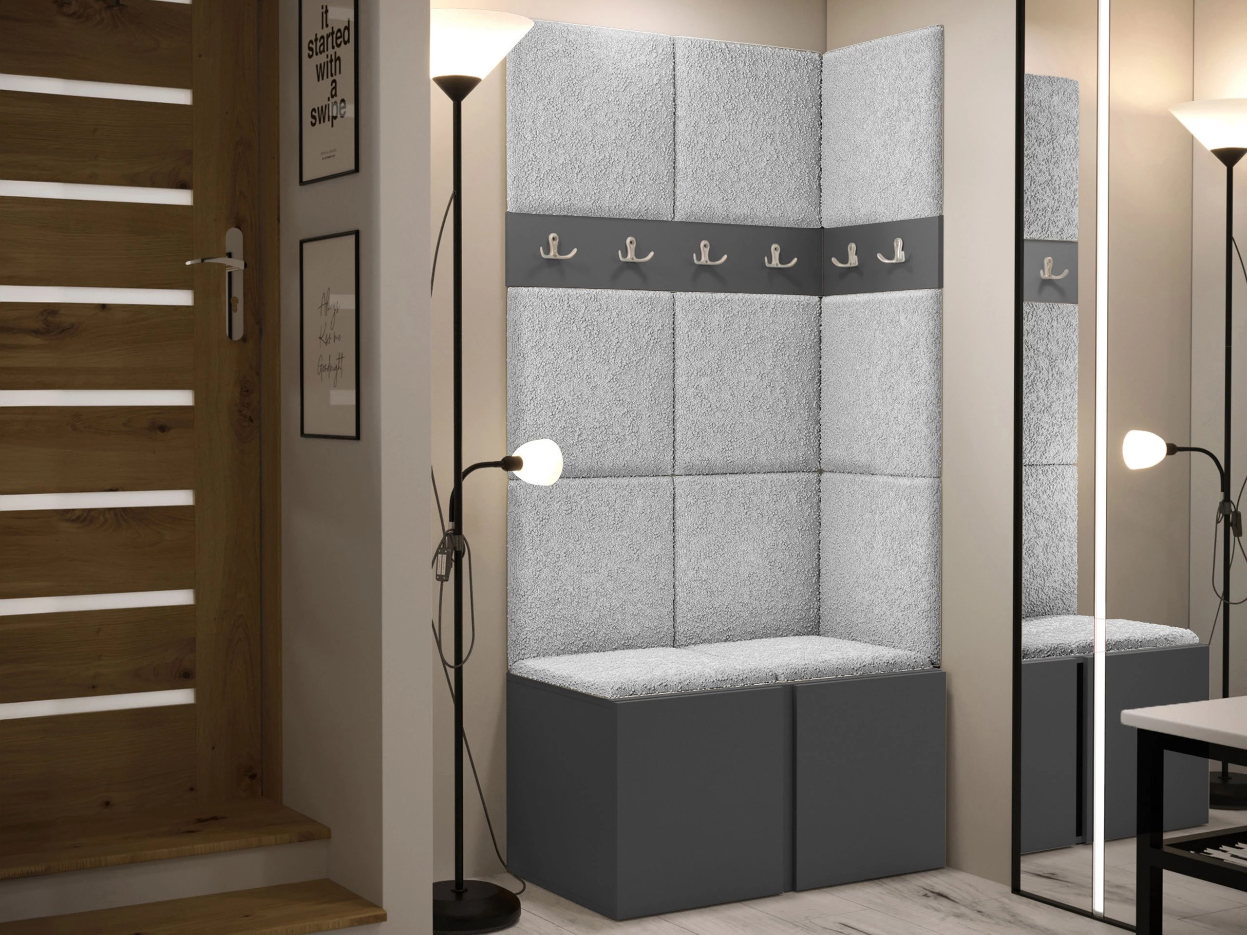 Hallway set Pinis I (Graphite)